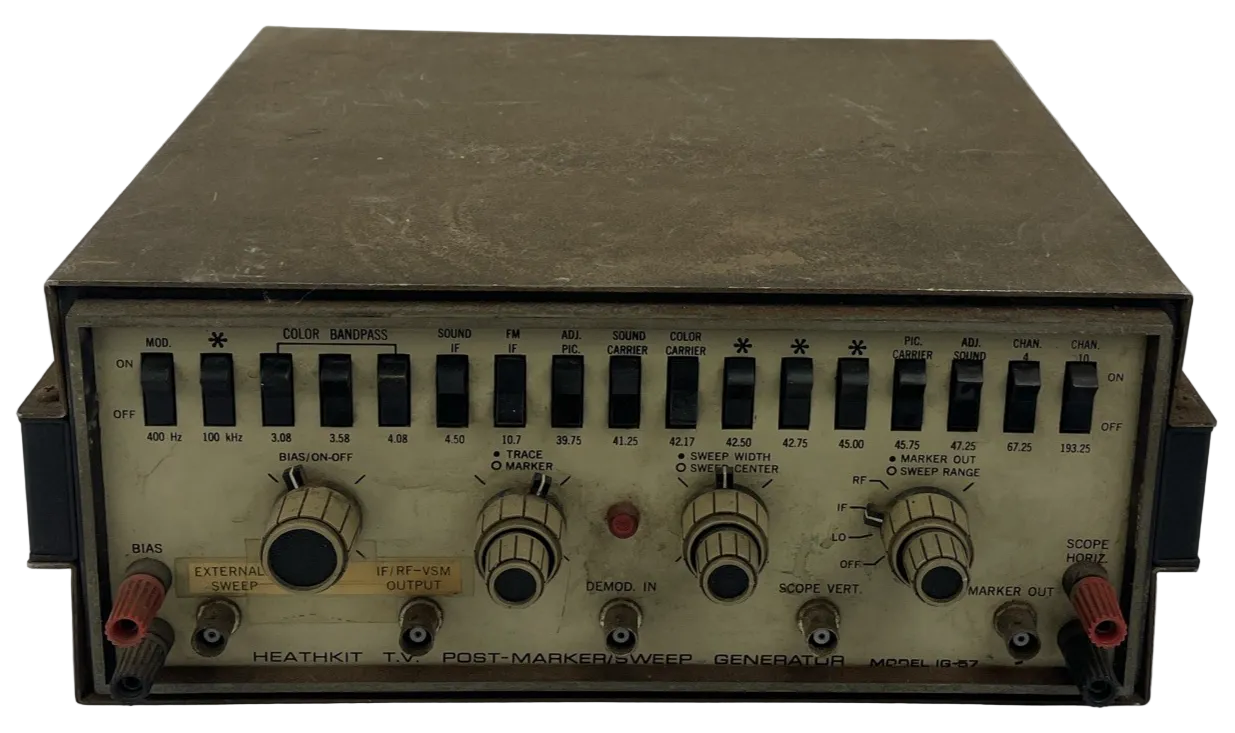 Heathkit TV Post-Marker/Sweep Generator Model IG-57A - For Parts or Restoration