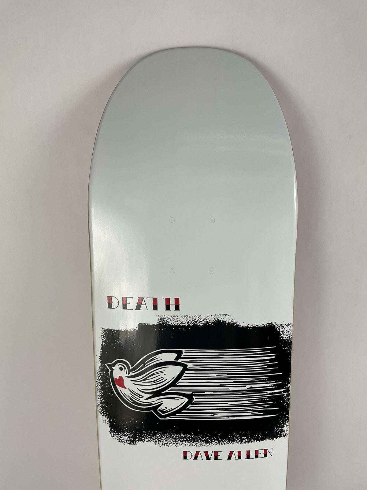 Dave Allen Peace Dove Pro Deck Death Skateboards POOL Shape 8.625" free shipping