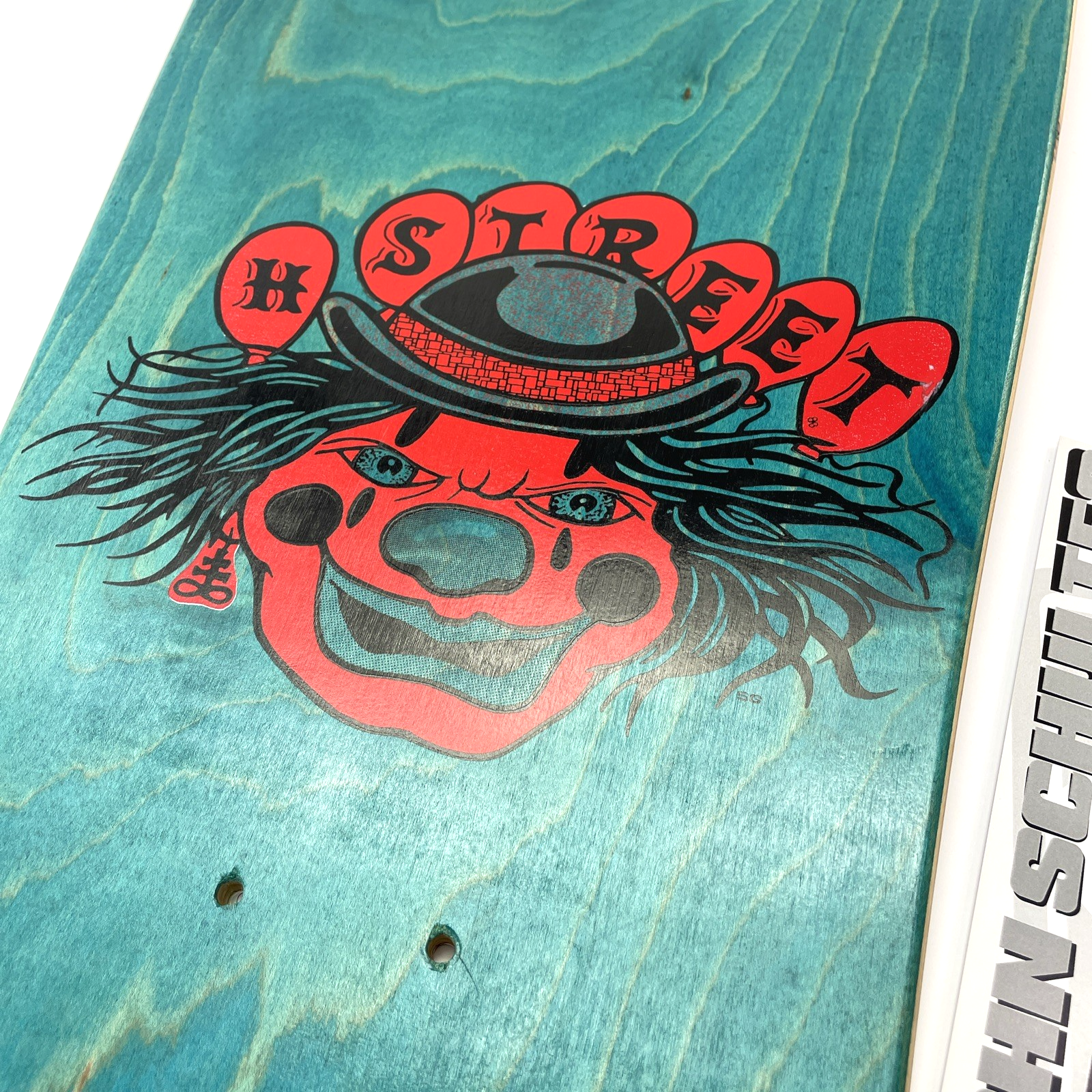 John Schultes A Series Clown H-Street Skateboard Deck Limited Edition #04 of 136