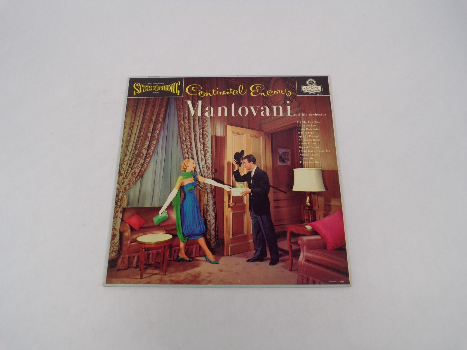 Continental Encores Mantovani And His Orchestra Arrivederci Roma Vinyl Record