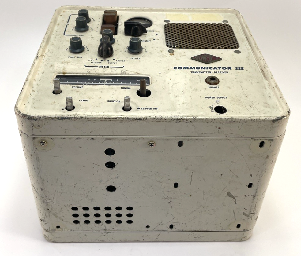 Gonset Communicator III Transmitter Receiver Ham Radio - For Parts or repair