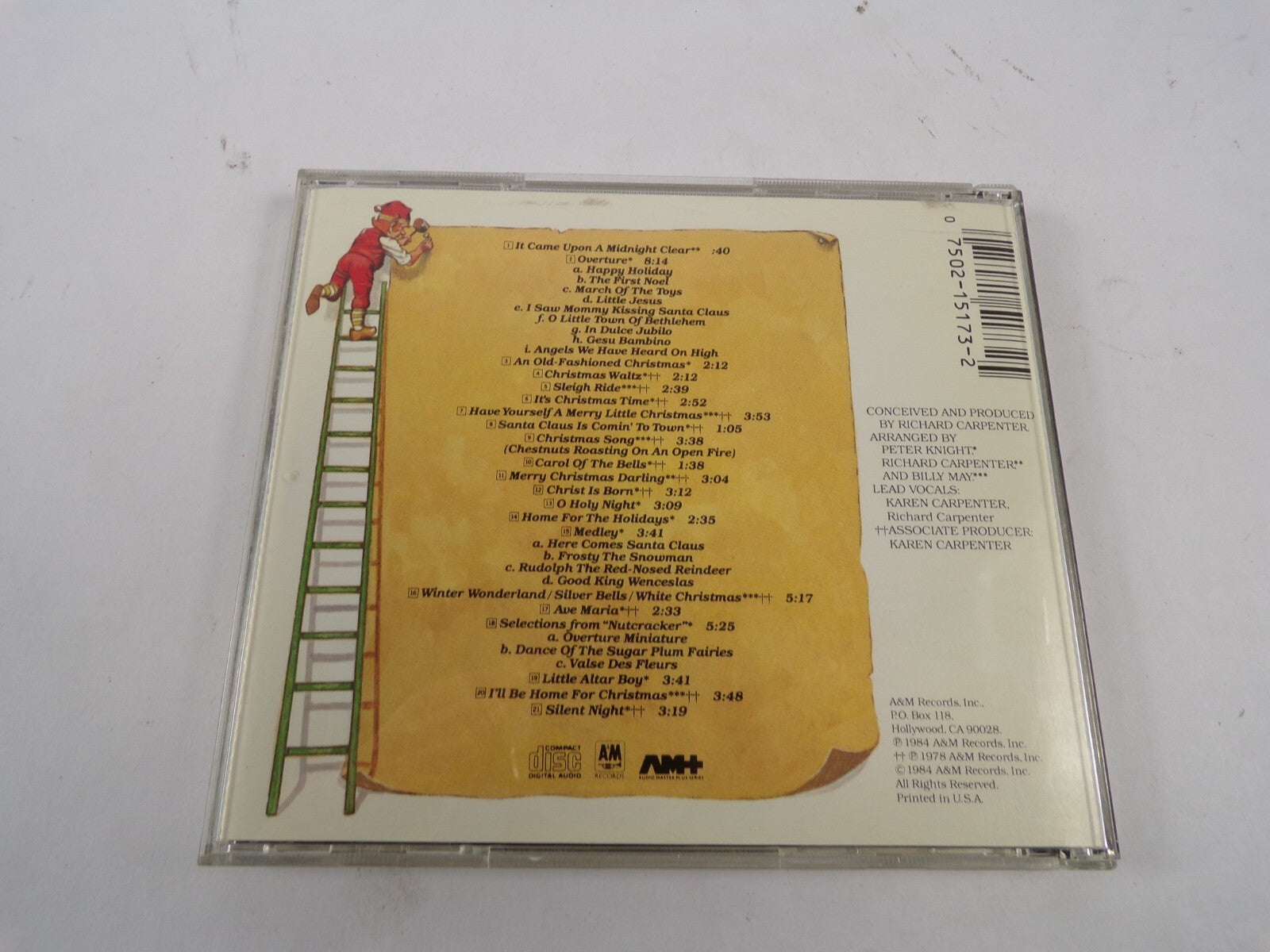 Carpenters Christmas Portrait The Special Edition In Dulce Jubilo Medley CD#51