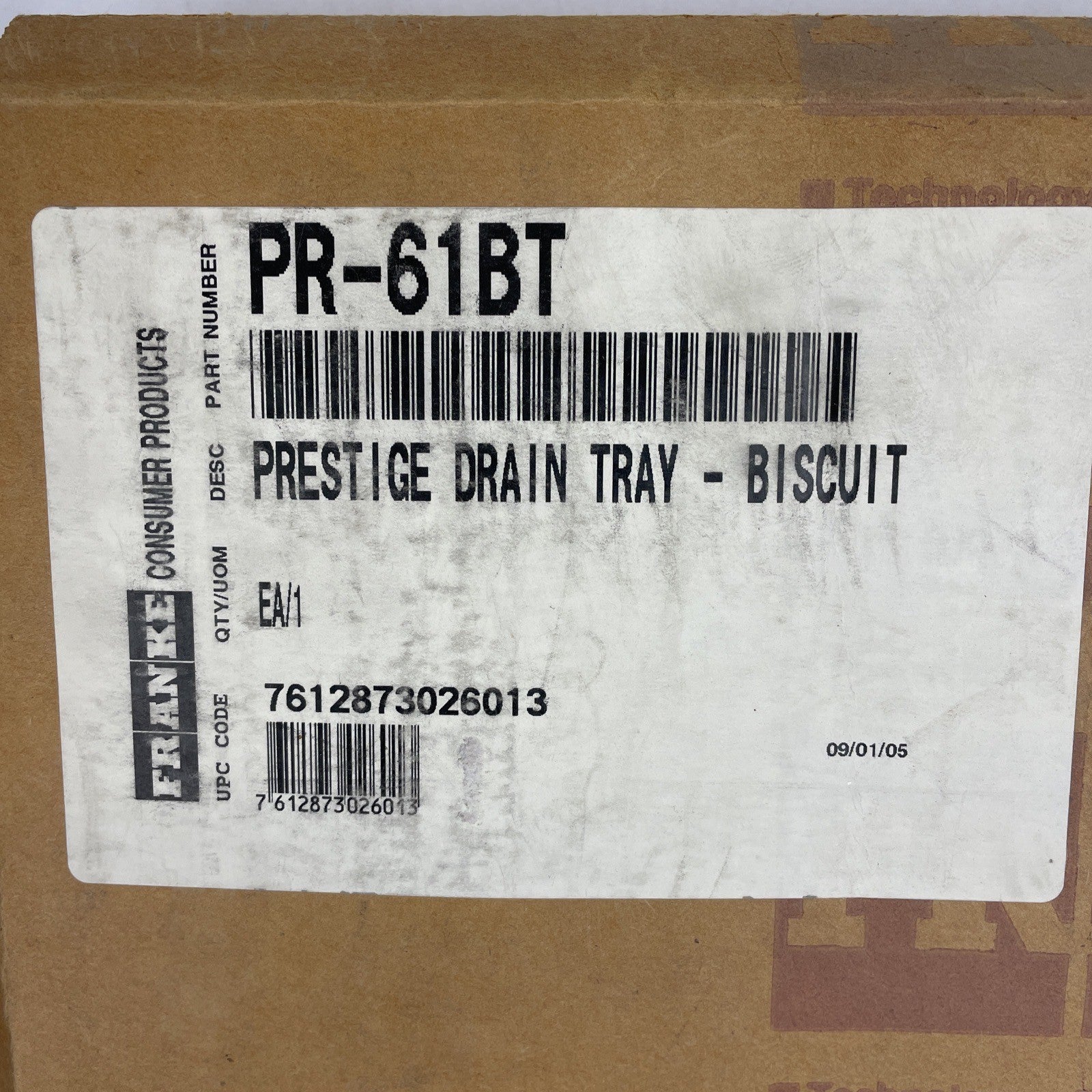 Franke Design Prestige Kitchen Drain Tray " Biscuit " Model  PR-61BT
