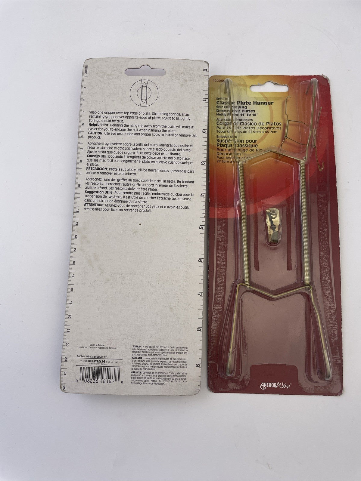 Professional Classic Hanger for Plates 11" - 18" Pack of 2 Sizes Anchor Wire NEW