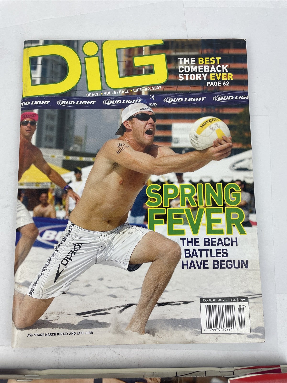 Lot Of 6 x 2007 " DiG " Beach Volleyball Life Magazine #1 - #6 Photo Issue