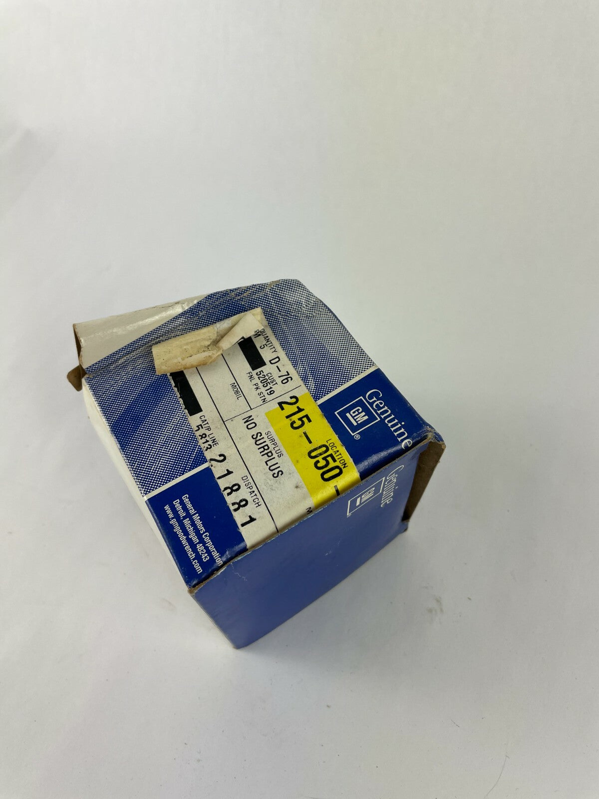 Genuine GM Cap for Automotive 75J2 Lot of 3  A1