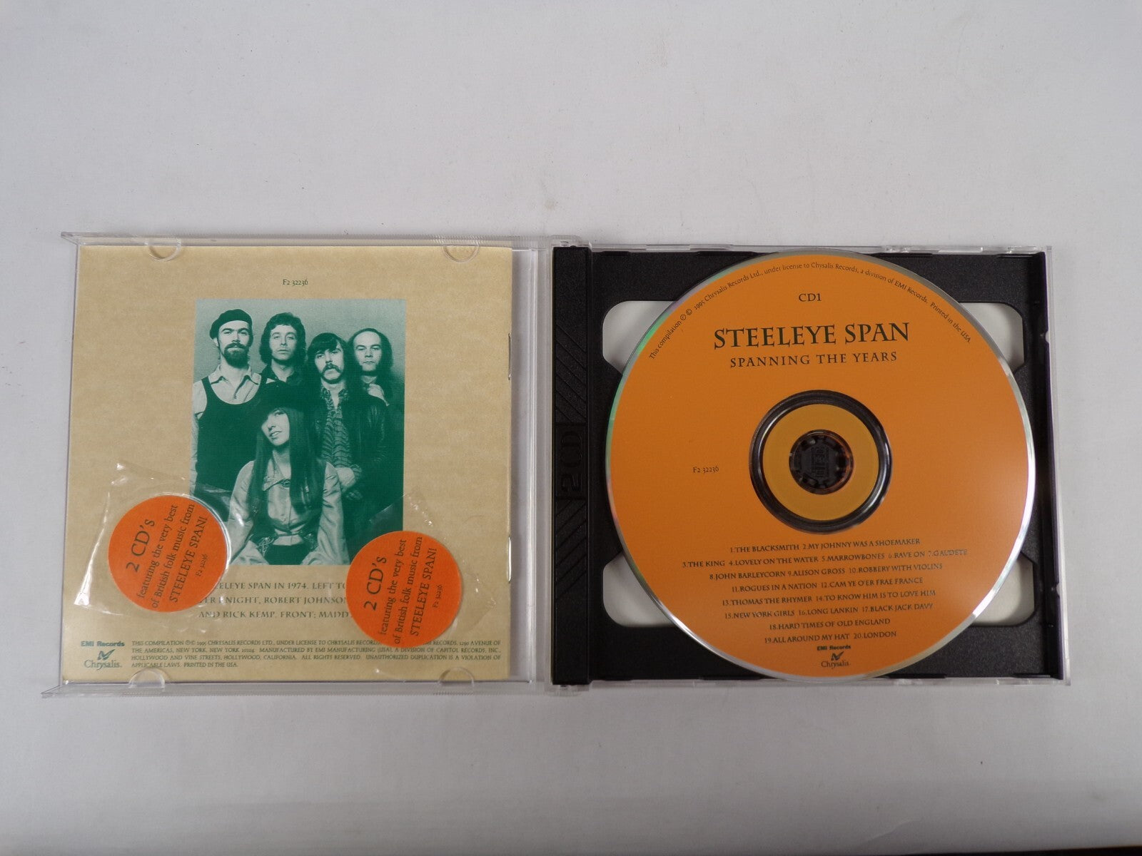 Steeleye Span Spanning The Years The False Knight On The Road CD #30