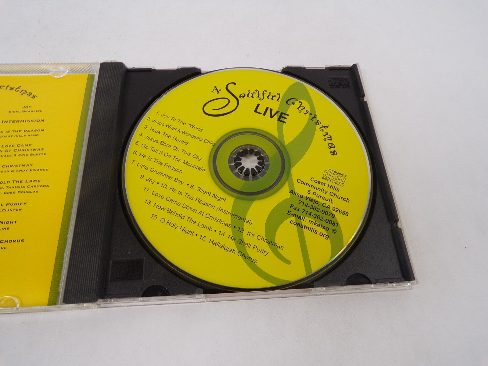 A Soulful Christmas Live Joy To The World Joy To The World Jesus What A WonCD#70