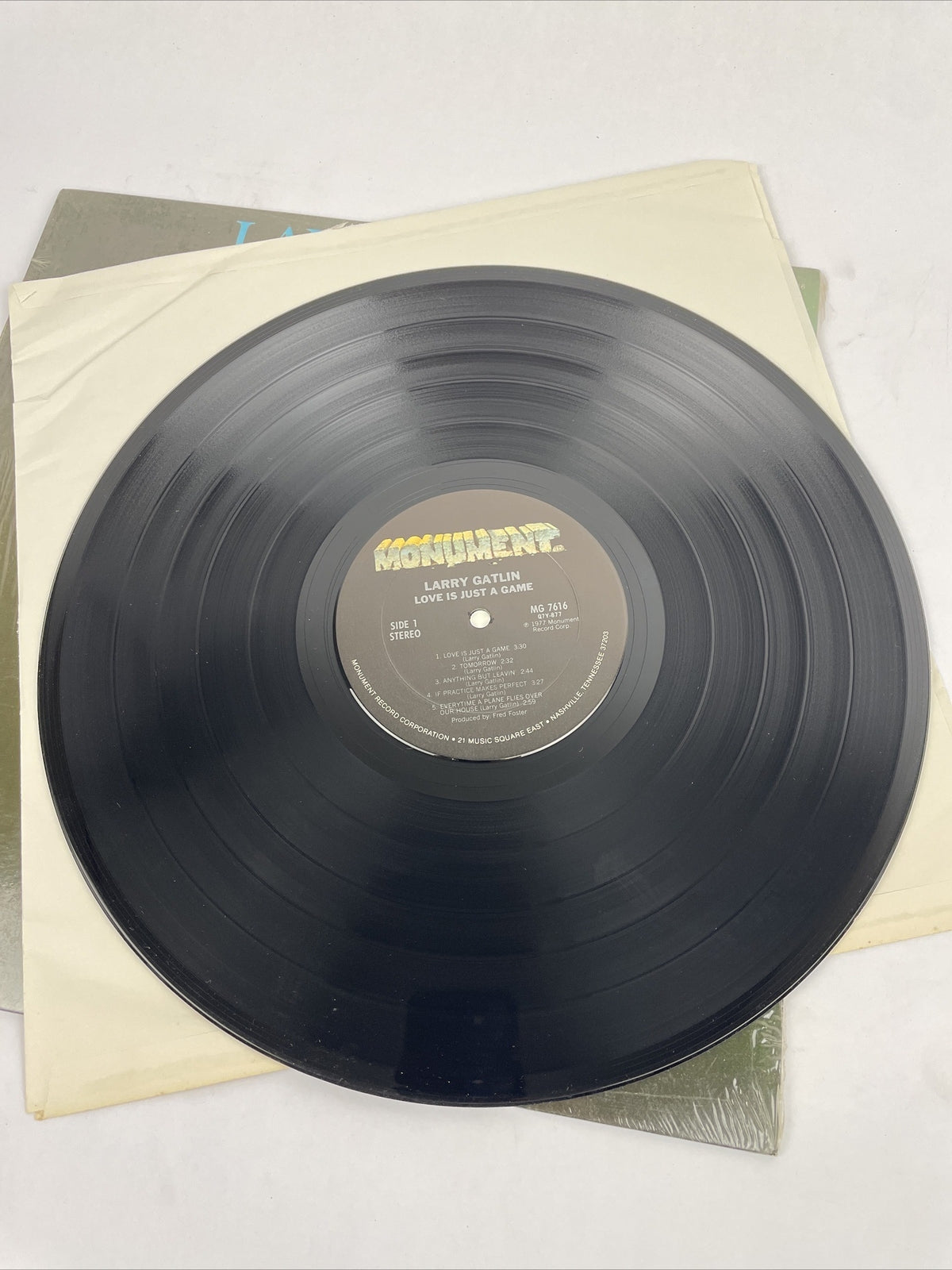 LARRY GATLIN Love Is Just A Game LP 12" - Q7Y-877 - 1977 - RECORD - COUNTRY