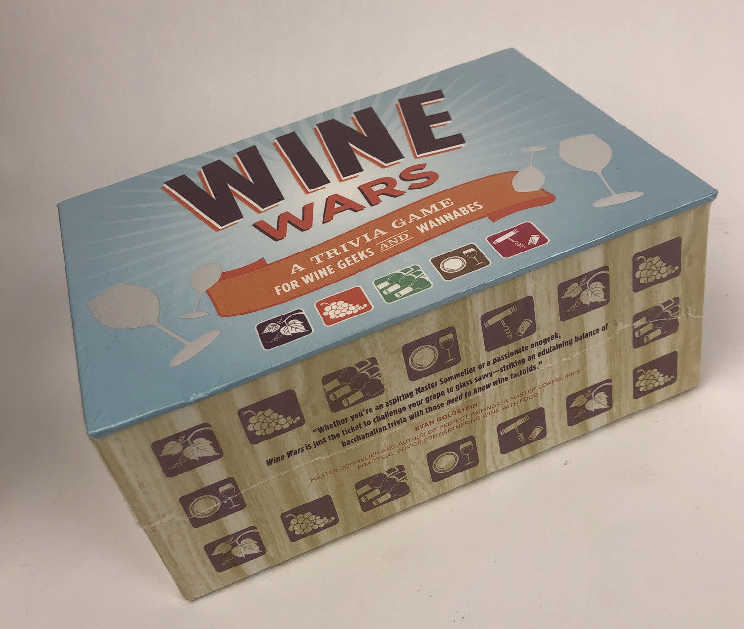 Wine Wars Trivia Game for Wine Geeks and Wannabes 2009 Sealed Chronicle Books