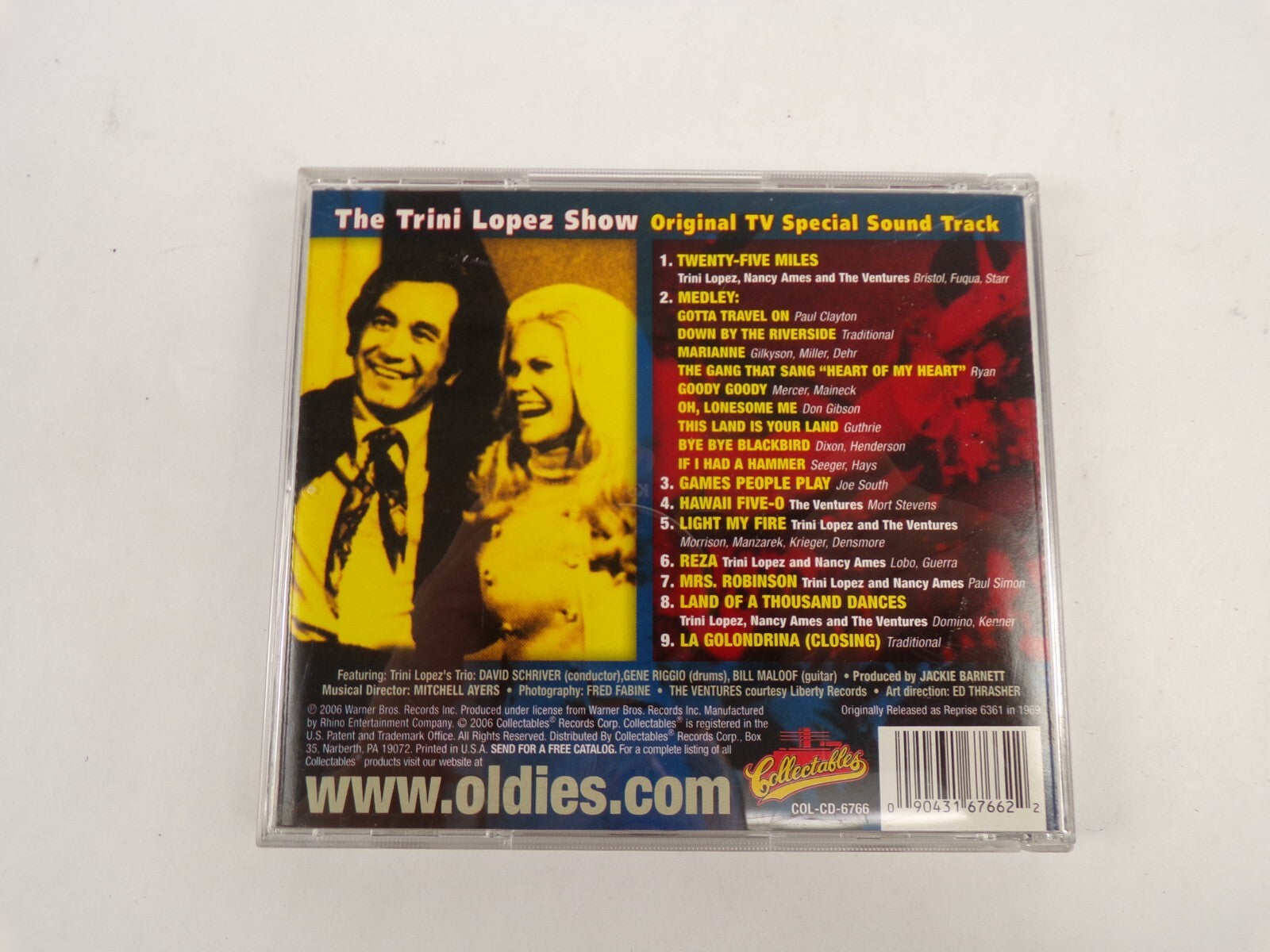 Trini opez The Trini Lopez Show Twenty Five Mlles Games People Play CD#50