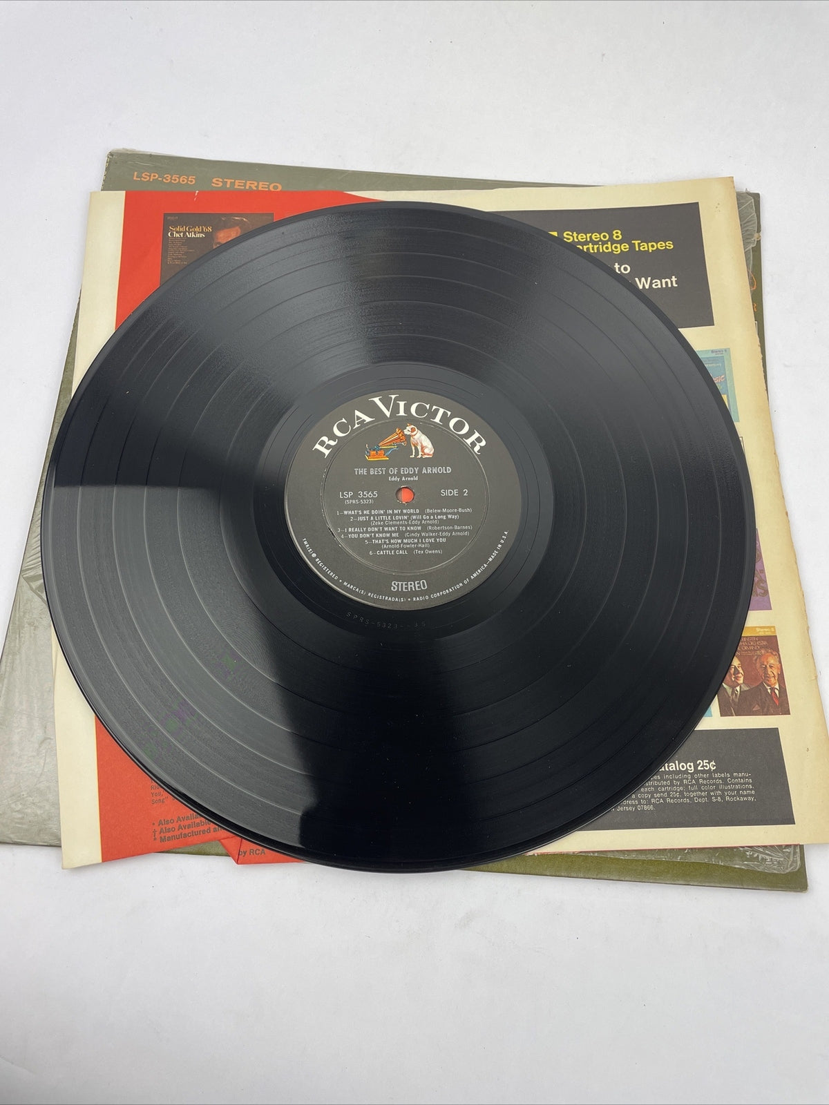 Eddy Arnold " The Best Of  " LP Vinyl Record Album LSP-3565 STEREO - VGC