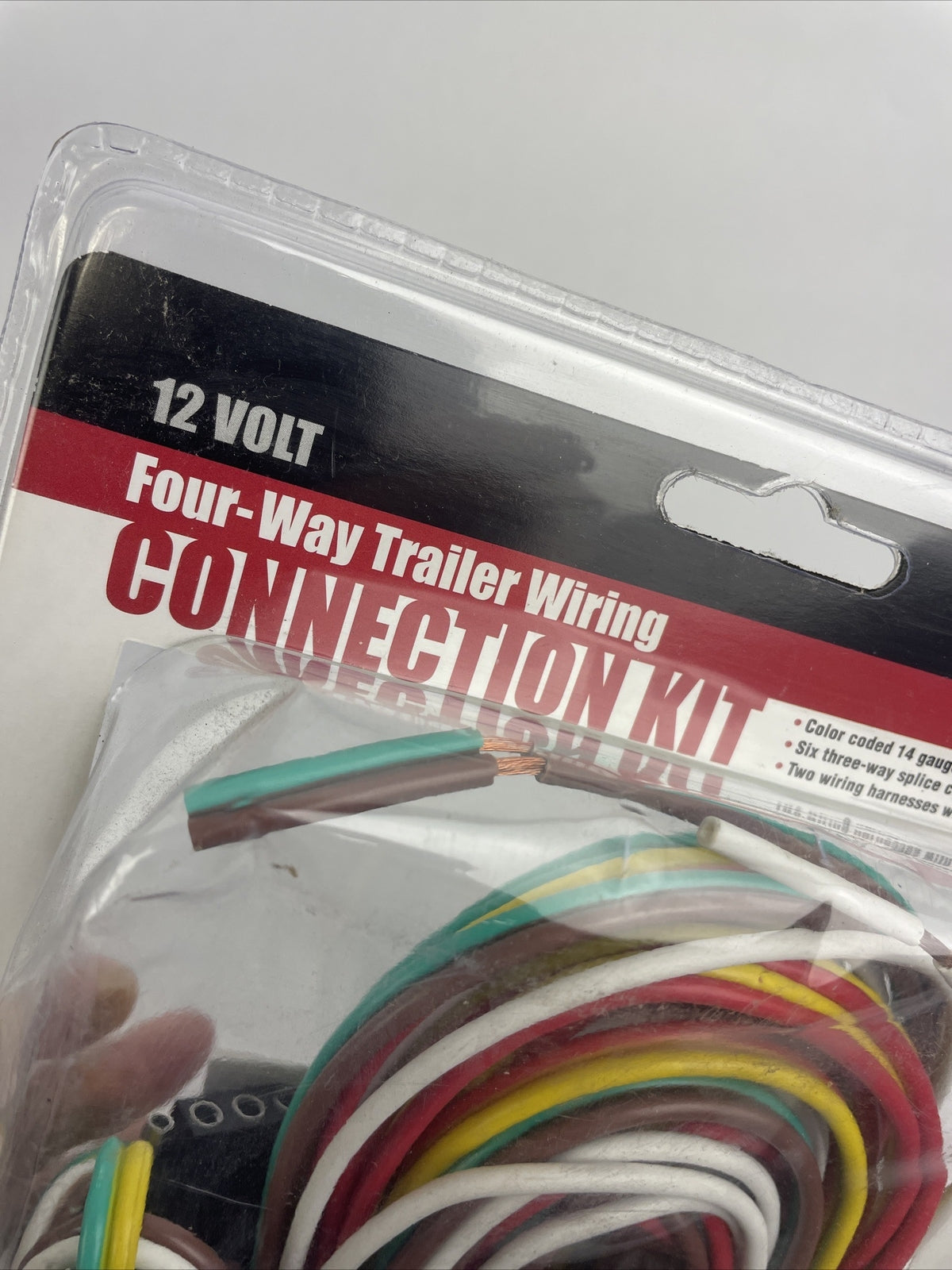 Haul Master 96658 12V 4-way trailer wiring connection kit for brake turn and tail light trailer system