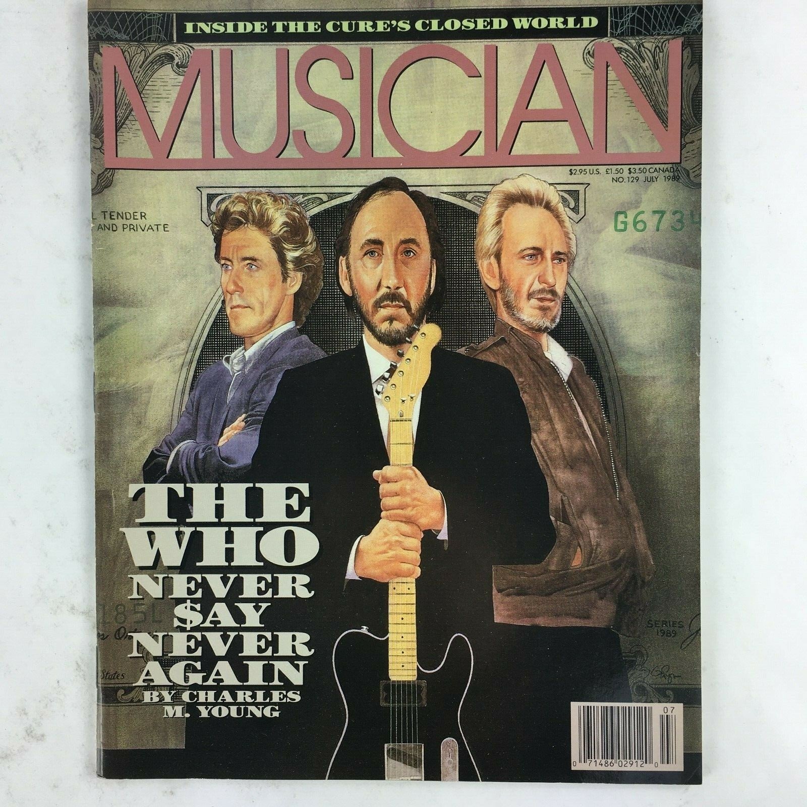July 1989 Musician Magazine The Who Never $AY Never Again By Charles M.Young