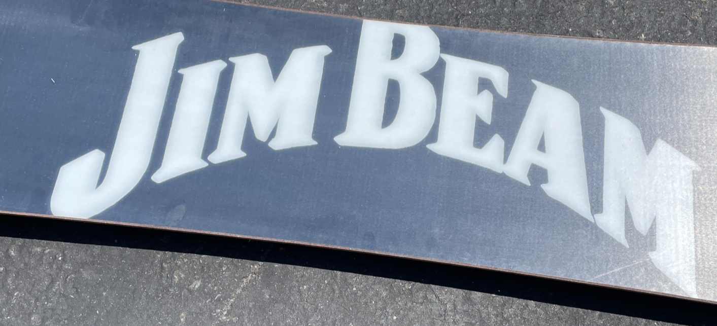 JIM BEAM Genuine Whiskey 152 cm Promotional Snowboard James B. Beam Bold Choice