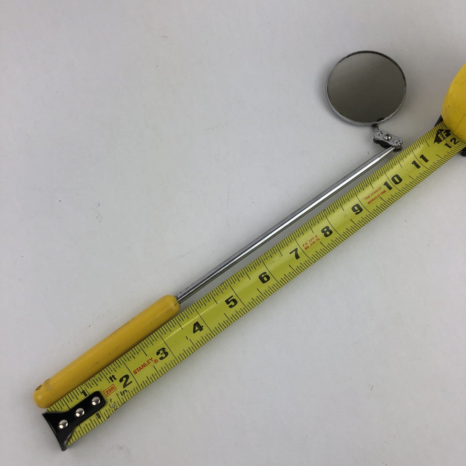 ViNTAGE OLD GLOBE MASTER TOOLS Machinists Inspection MiRROR HANDLE JAPAN MADE