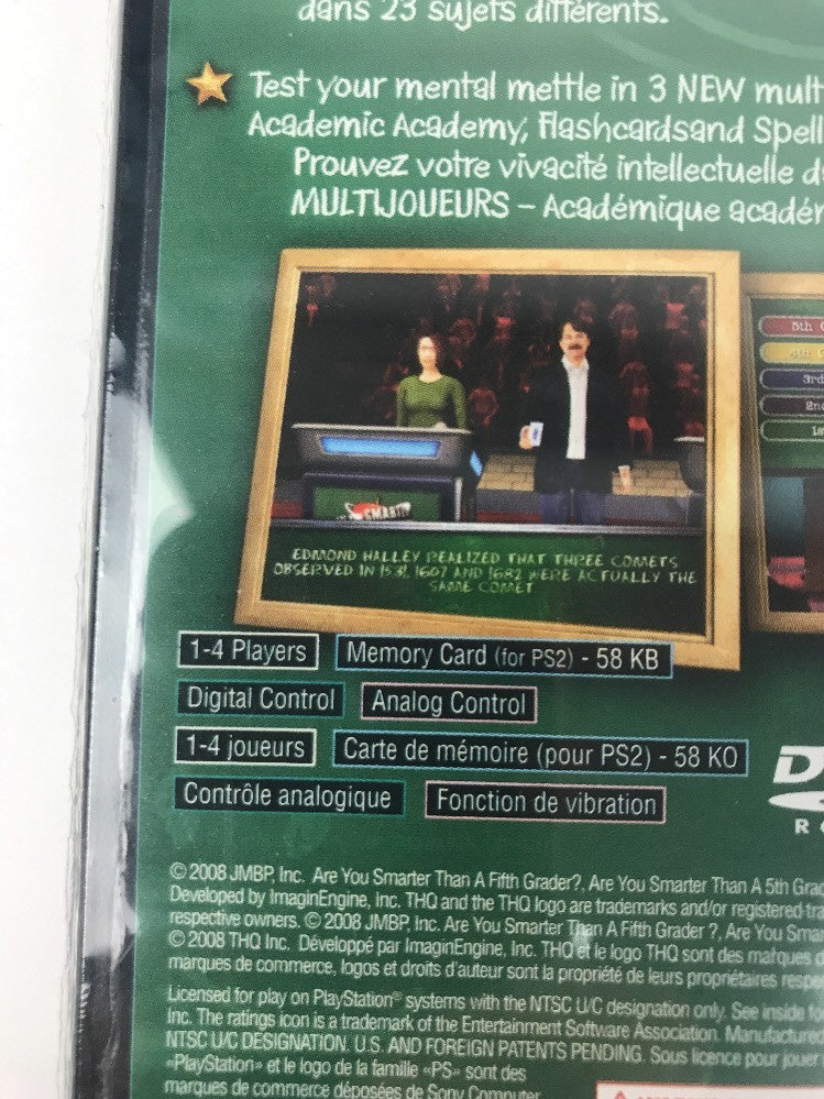 Are You Smarter than a 5th Grader: Make the Grade - Playstation 2 !