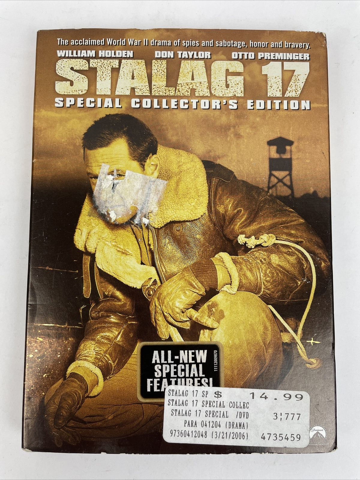 Stalag 17 DVD Video Special Collector's Edition (1953) w Special Features