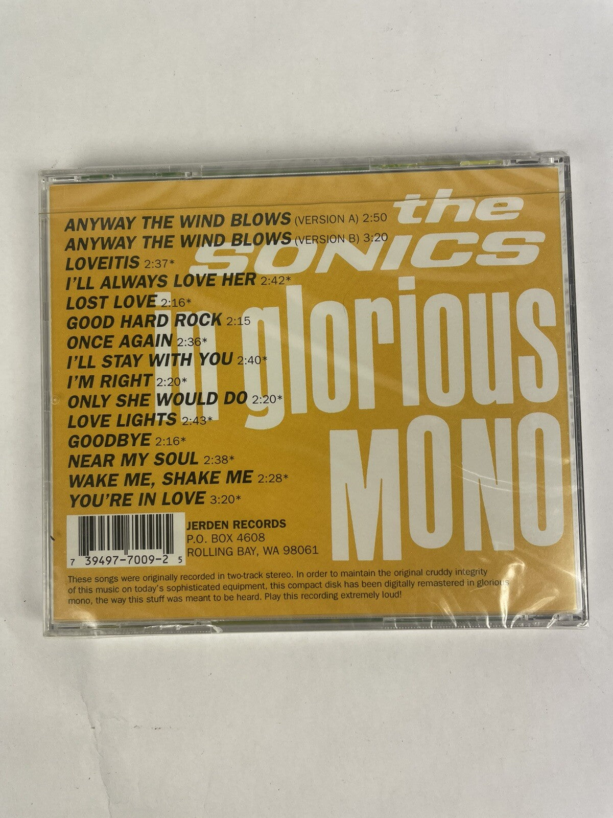 The Sonics - Fire & Ice II / The  Lost Tapes   CD 1996.  #8