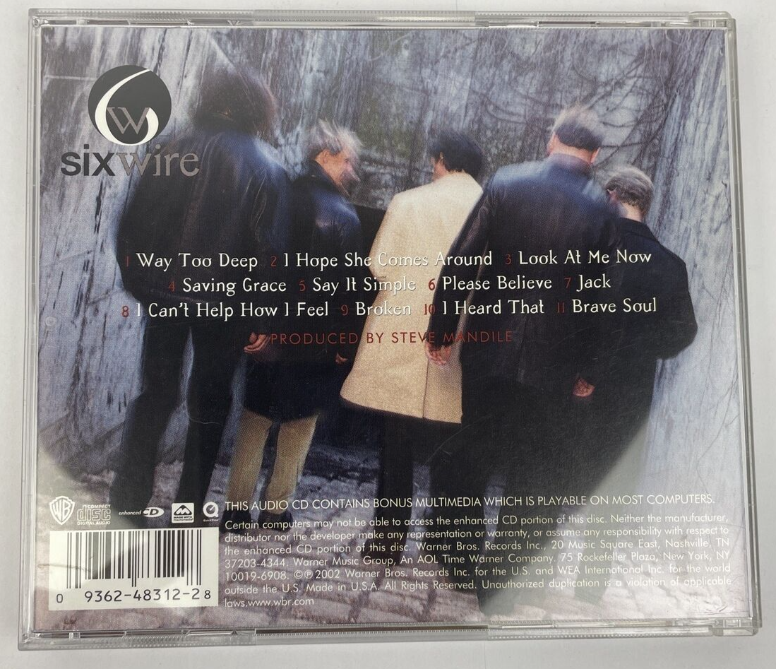 Sixwire - Self-titled CD (Enhanced Digital Audio CD, 2002, Warner Bros) S