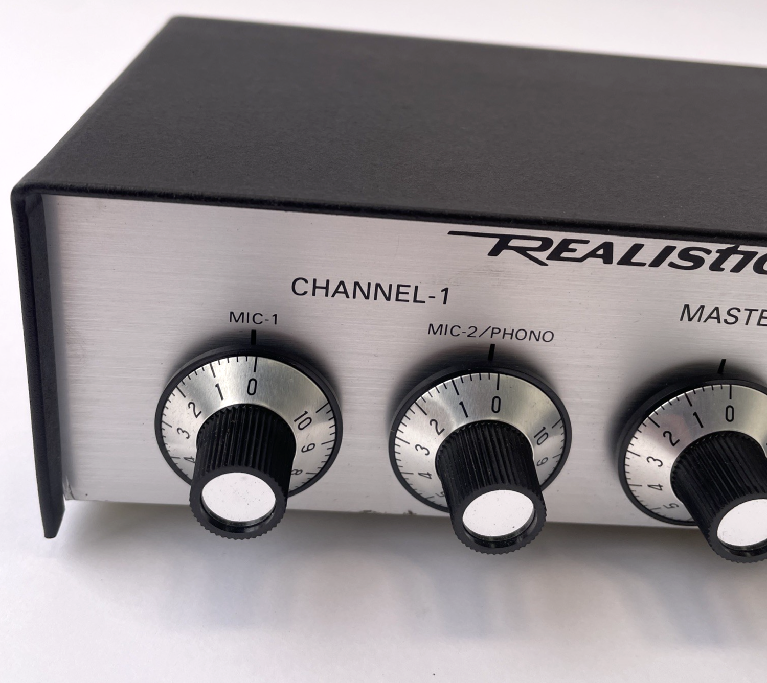 Vintage Realistic Professional Series Stereo Microphone Mixer 2 Channel - JAPAN