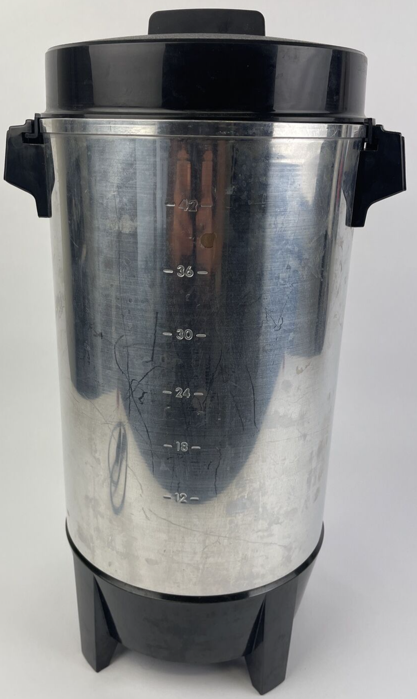 West Bend Coffee Percolator - 12-42 Cup - Party Perk - Large Capacity - 58002