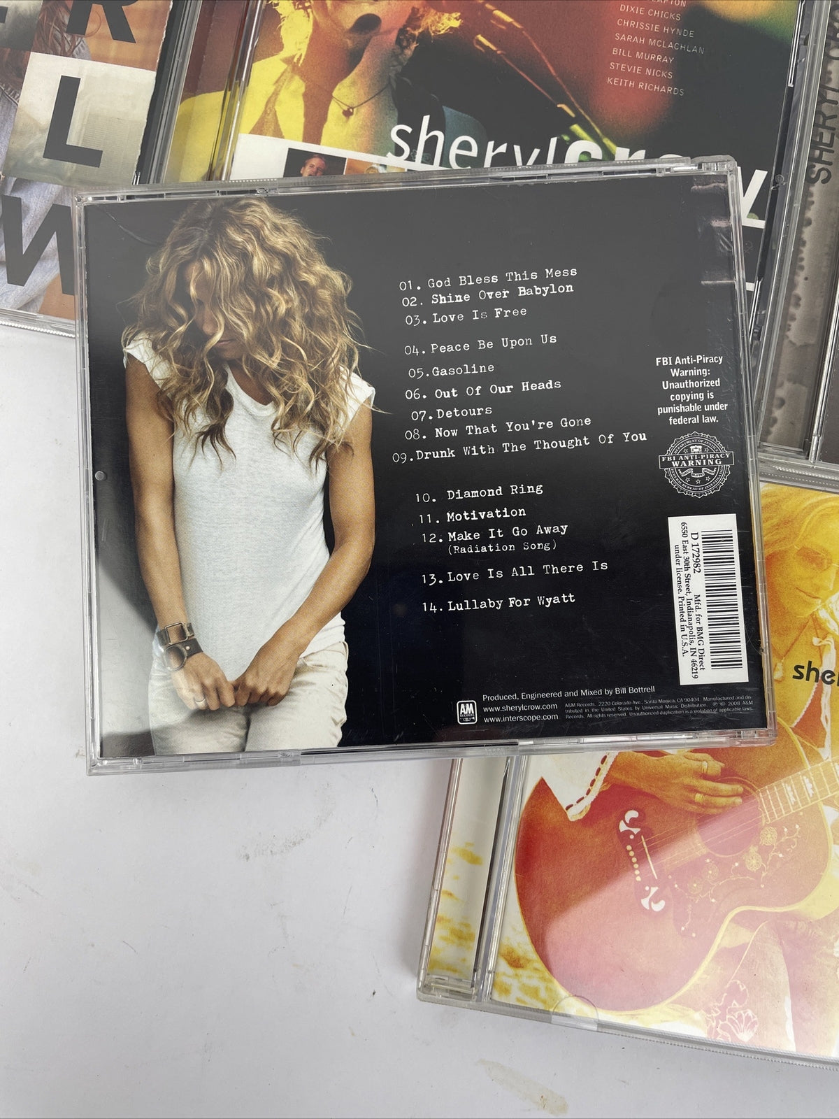 5 x Sheryl Crow Audio CD Lot  C'MON - D Tours - TNMC - And Friends - Self Titled