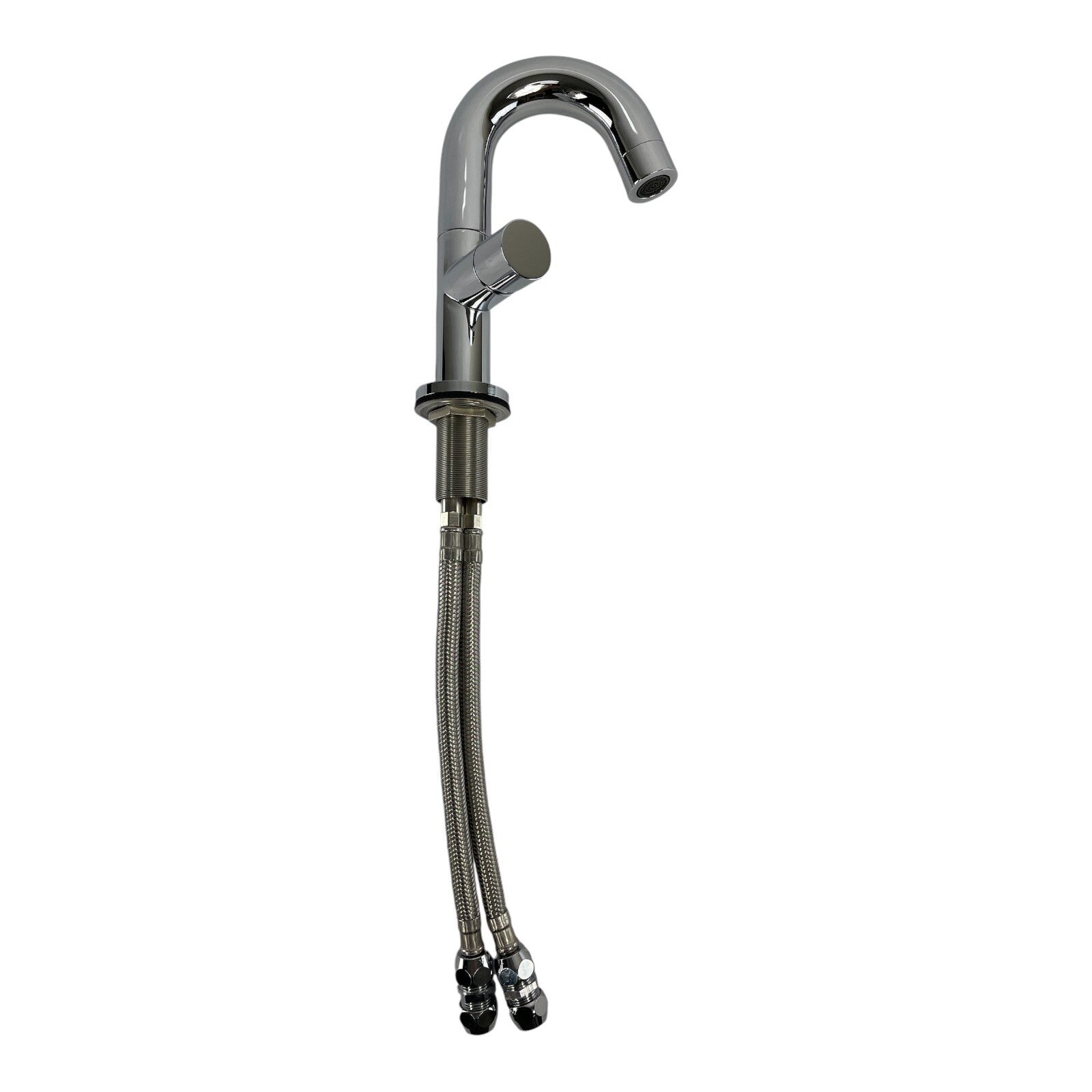 Polished Chrome Single Control Bathroom Faucet Horus Knick Collection