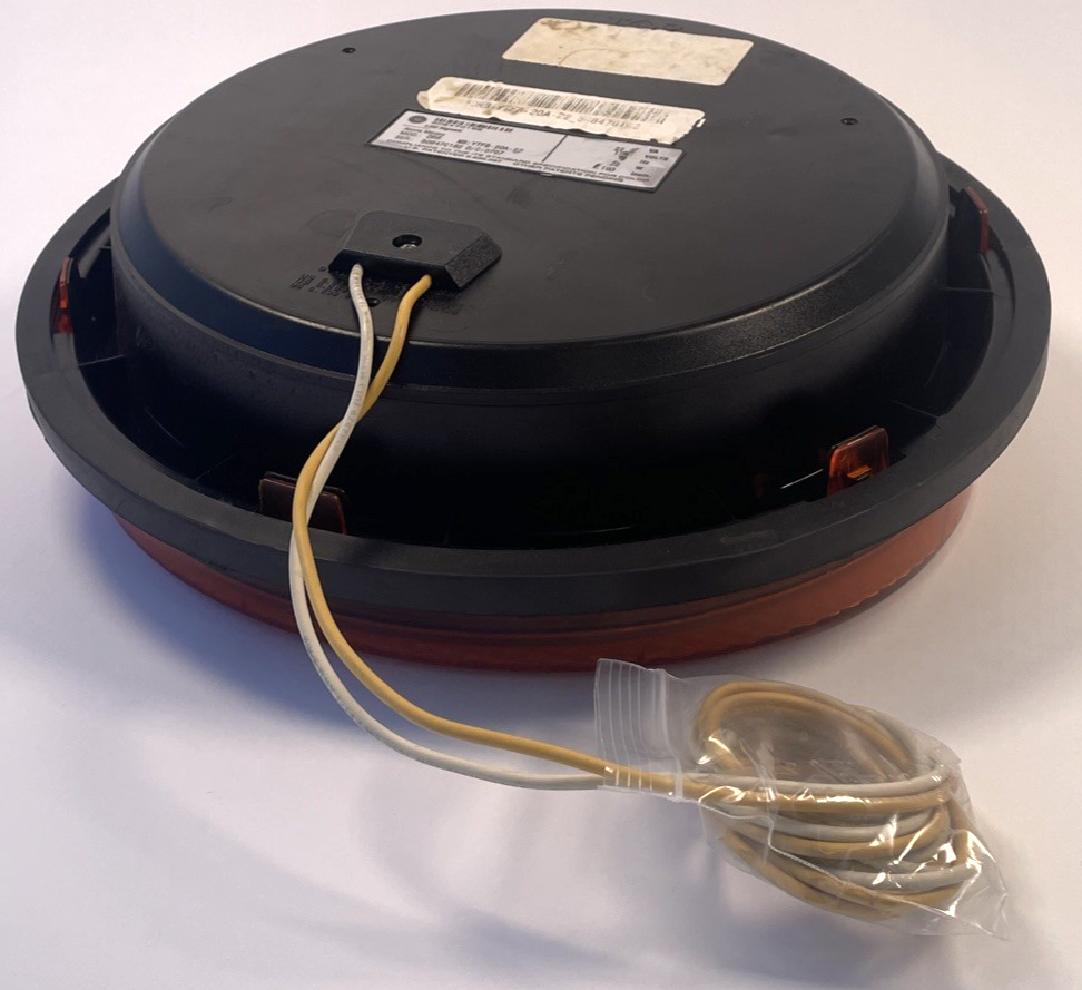 General Electric GE Yellow LED Traffic Light Signal Lens 120V Model  DR6 12"