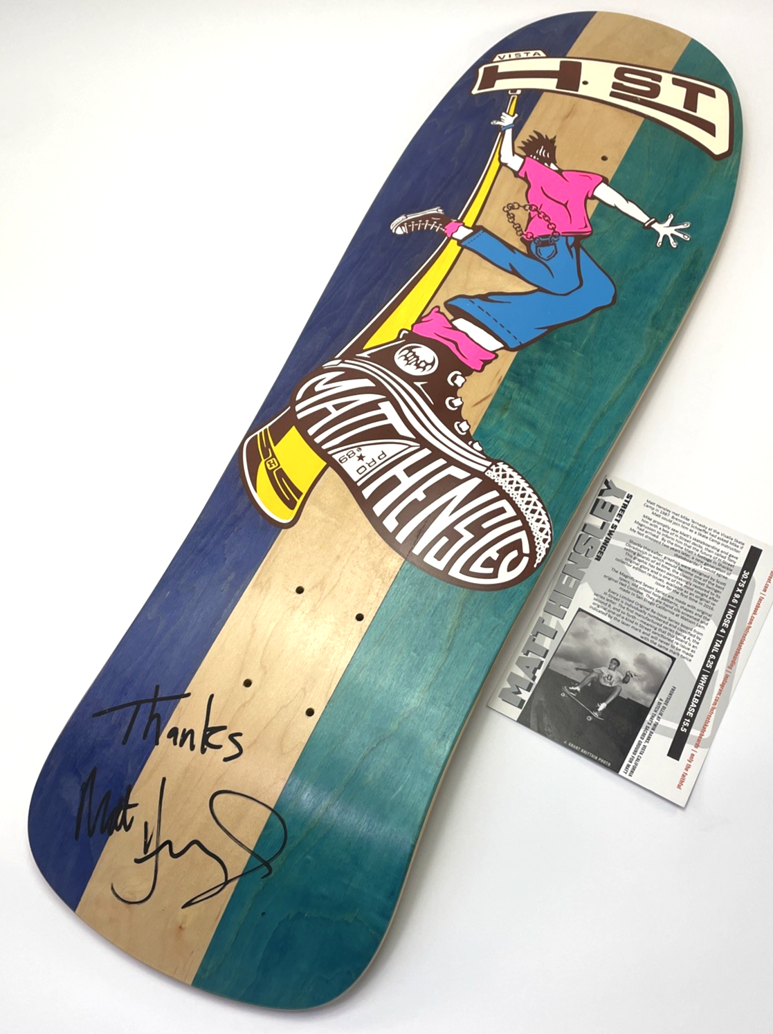 Matt Hensley H-STREET Pole Swing Classic reissue Triple Stained 196/328 Signed