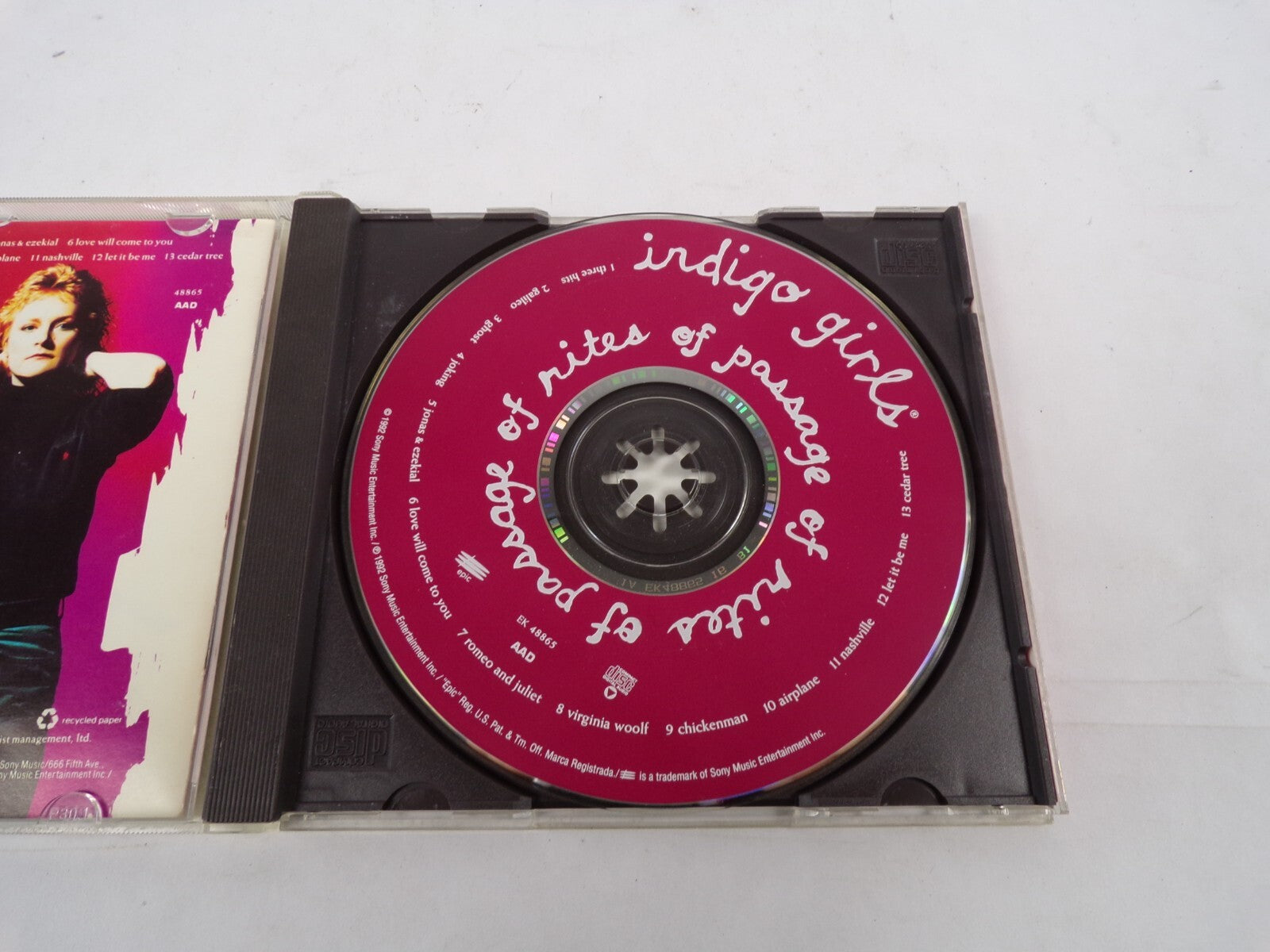 Indigo Girls Rites Of Passage Three Hits Galileo Ghost Joking Jonas CD#30