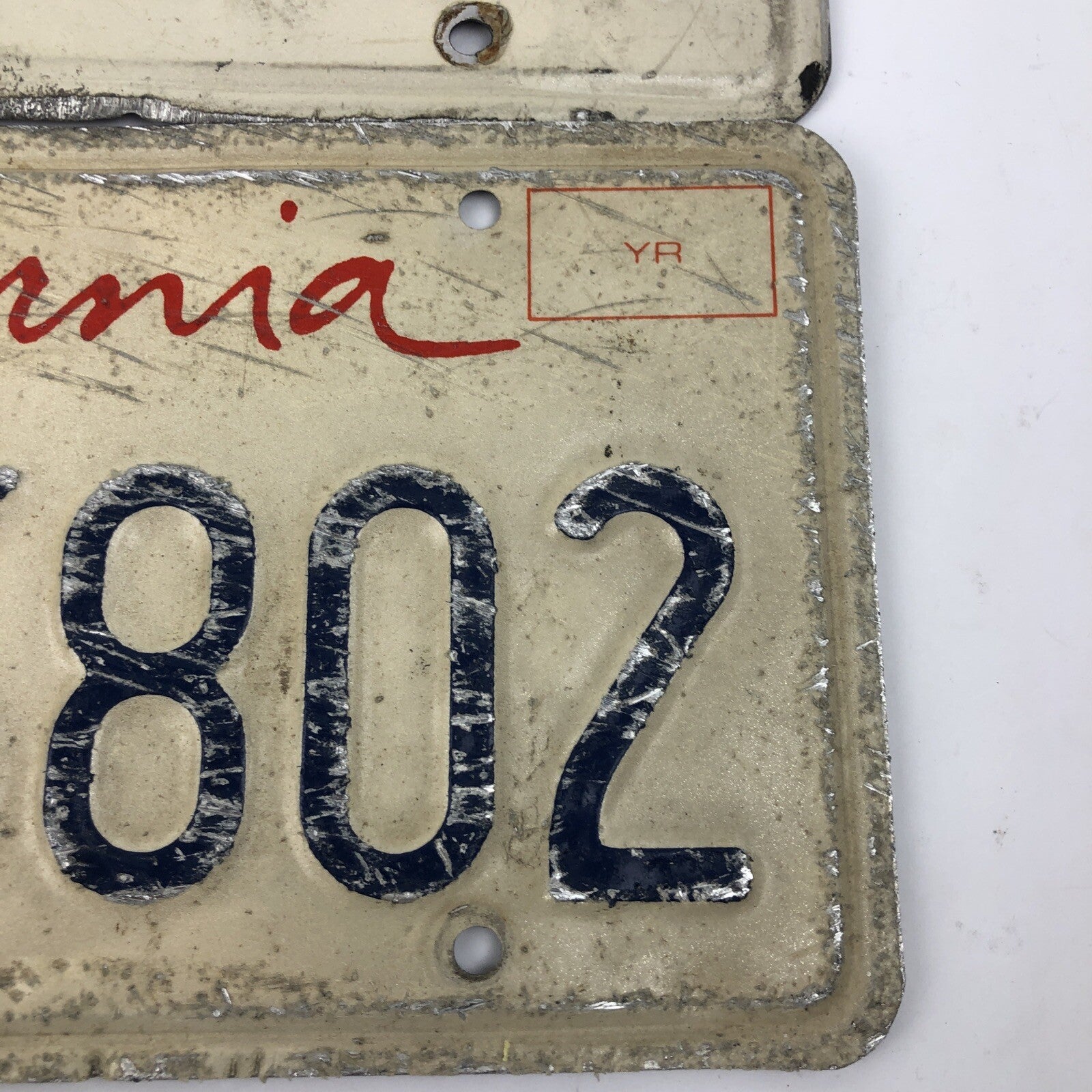 3 x California License Plates Year - 1998 + 