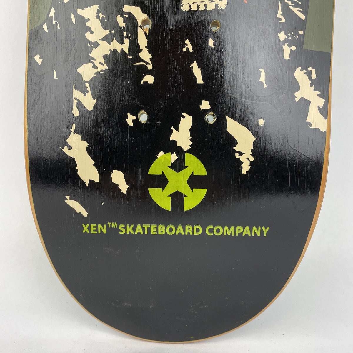 VINTAGE 1996 Xen Skateboards Polynesian Warrior Deck Screened - Andrew Mapstone