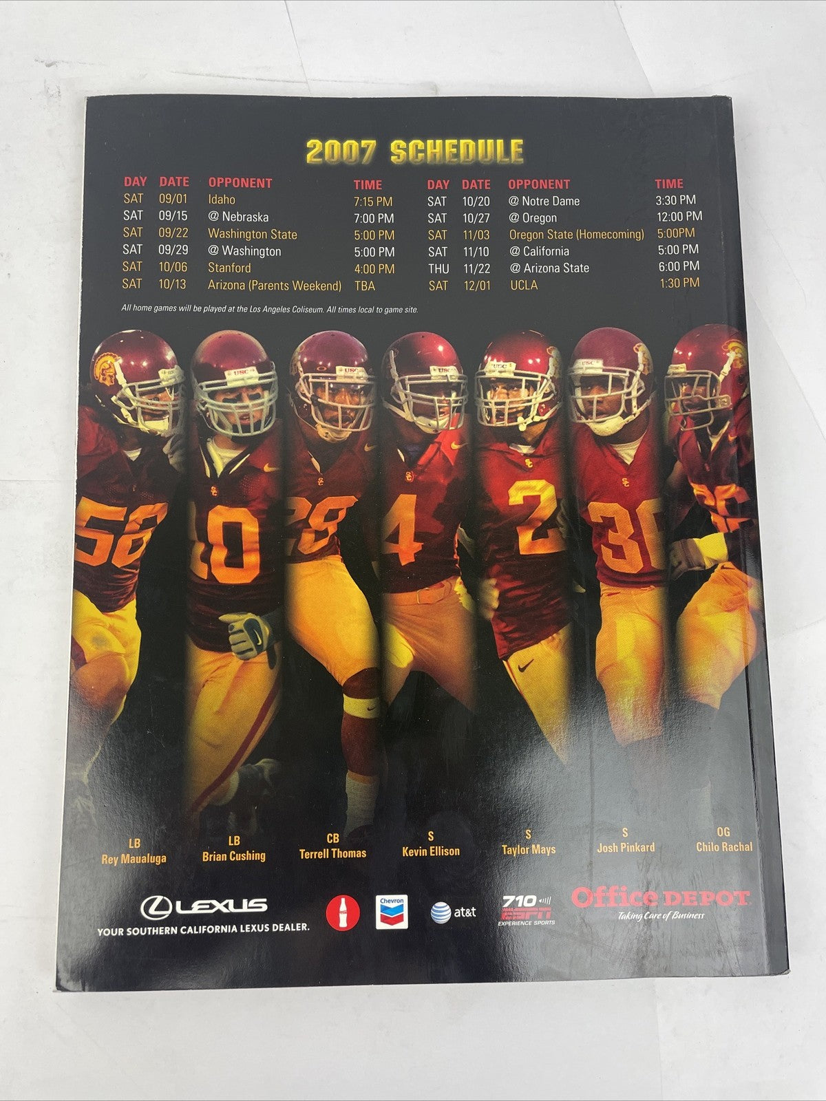 2007 USC TROJANS FOOTBALL PRESS MEDIA GUIDE LAWRENCE JACKSON 208 Pages of Fun