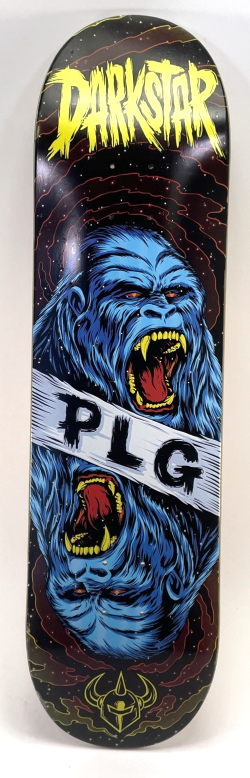Darkstar Skateboards PLG TWIN Silverback Gorila Graphic Skateboard Deck 8.375"