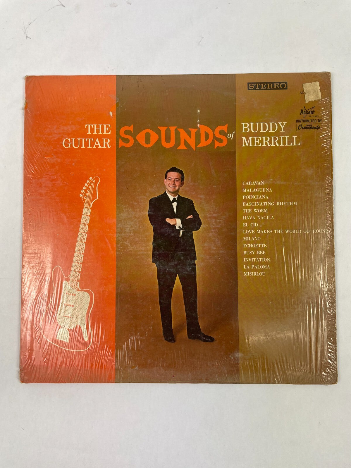 The Guitar Sounds of Buddy Merrill Caravan Poinciana El CID Milano Vinyl Record
