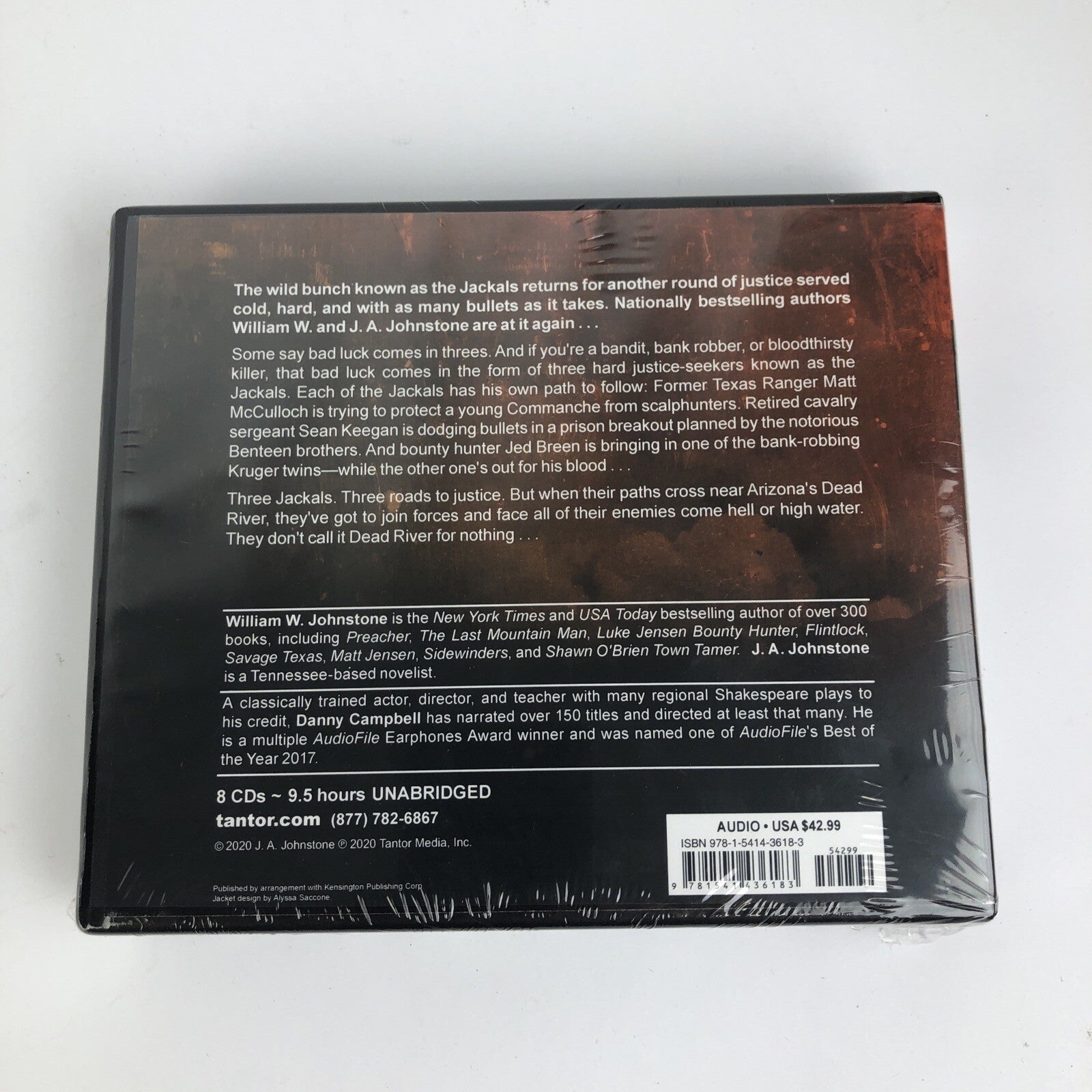 " Stand Up and Die " The Jackals - William Johnstone 8 CD Set Danny Campbell #3