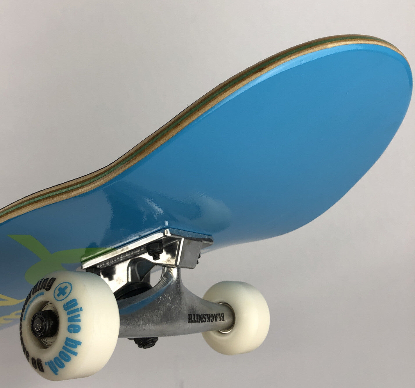 ATM Click Skateboard Complete 8" Have a Nice Day -Black Smith Trucks 52mm Wheels