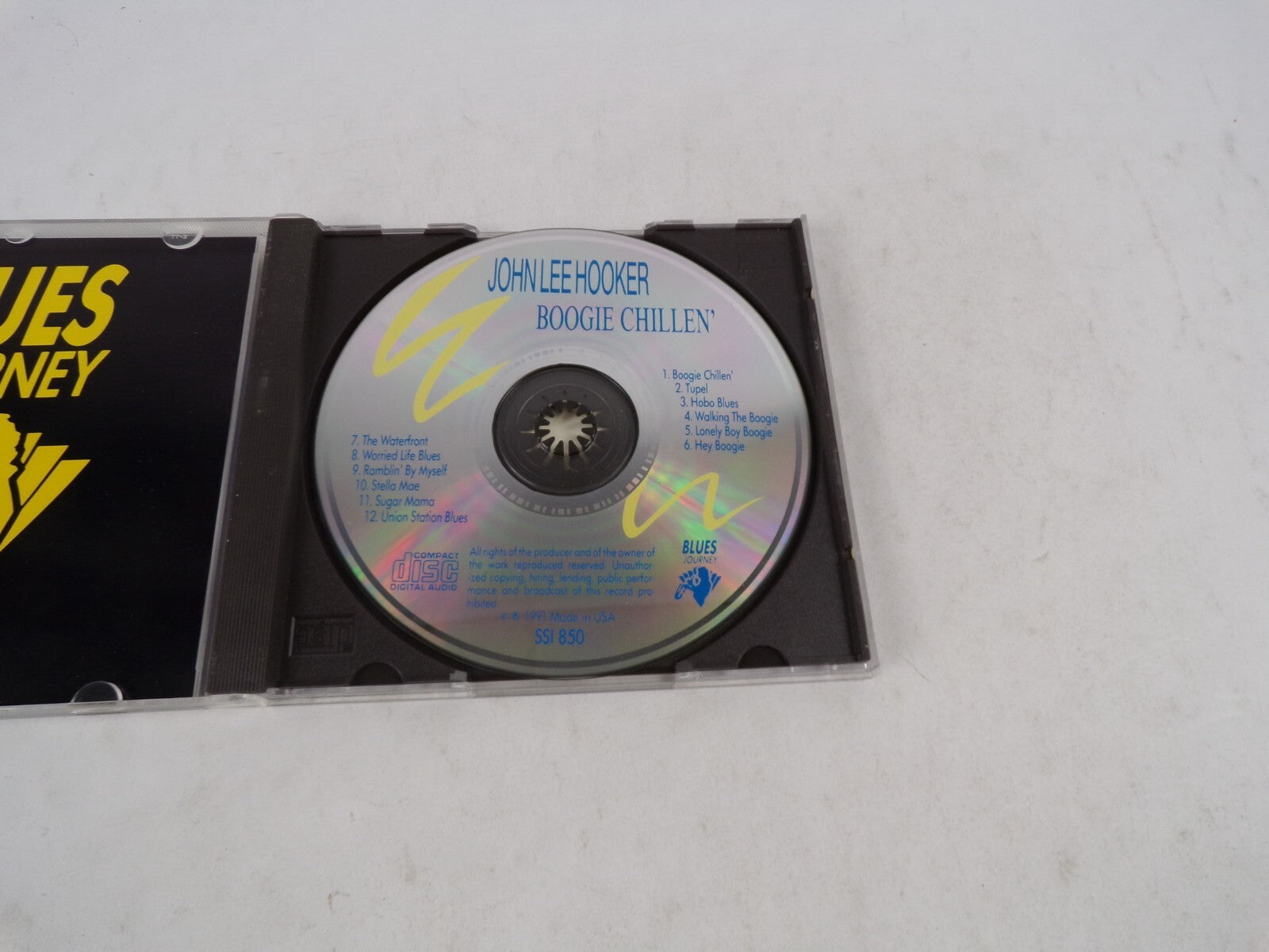 Johnlee Hooker Boogie Chillen Includes Hobo Blues Suhgar Mama CD#34