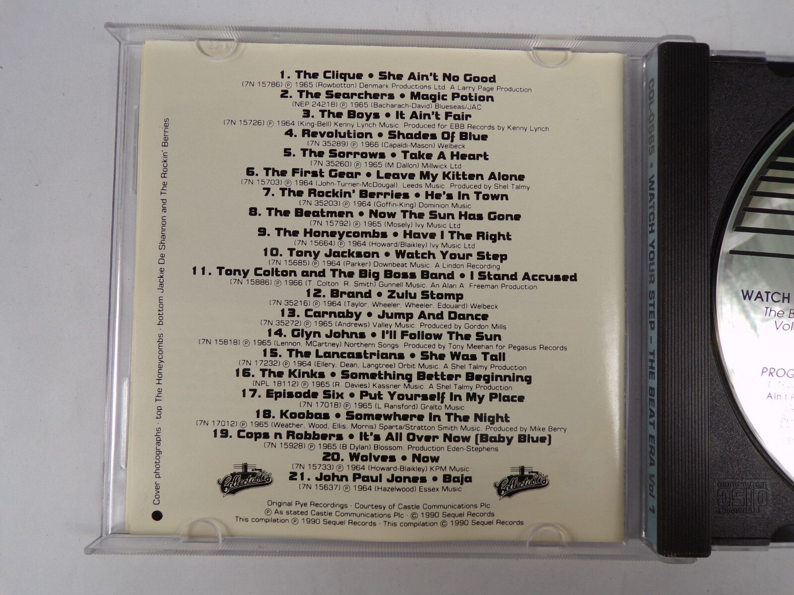Watch Your Step The Beat Era Volume One Tony Jackson Glyn John Kinks CD #30