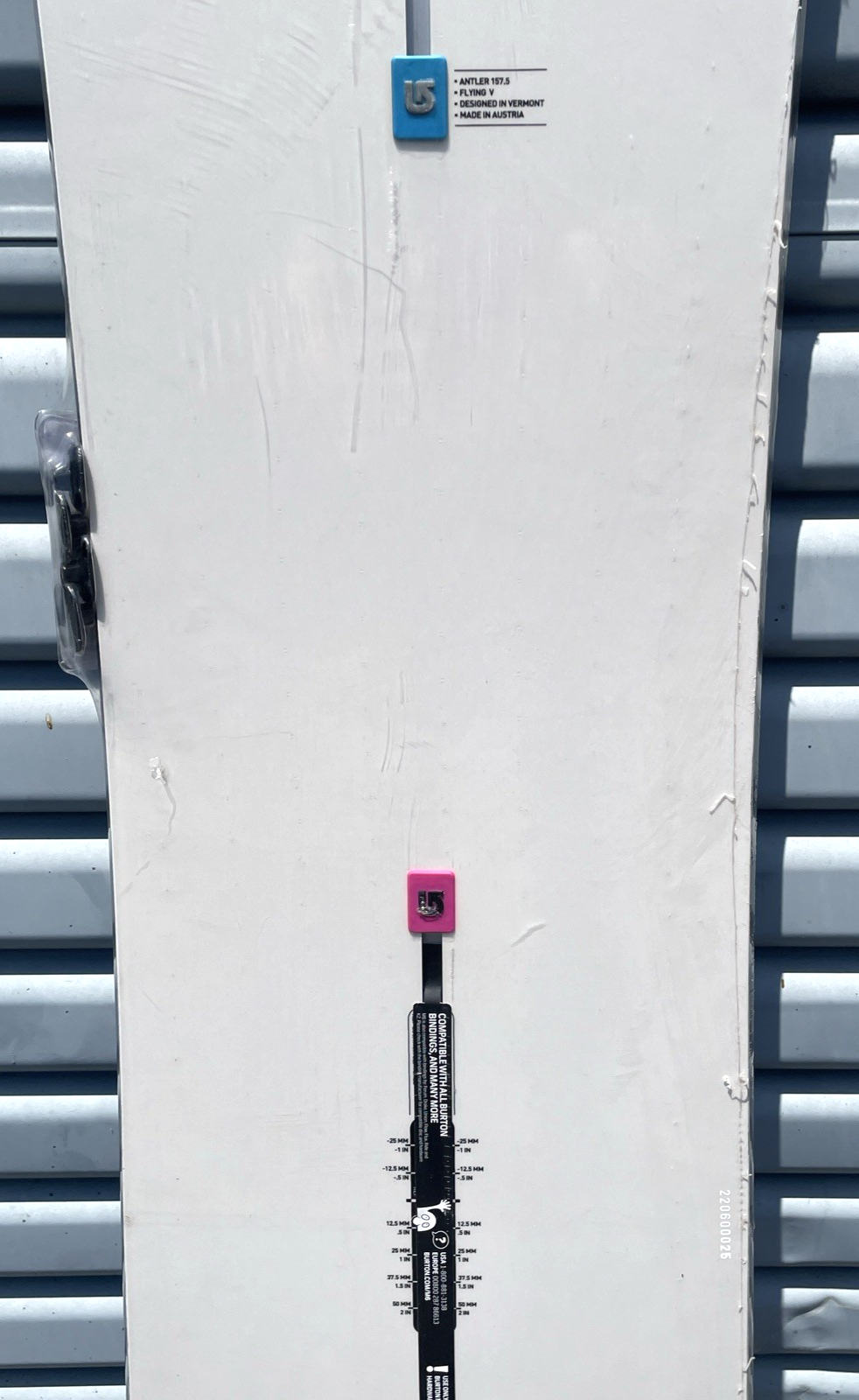 Burton BRTN Antler Flying V Snowboard 155cm Happy Skull  2015 / 2016 New Sealed