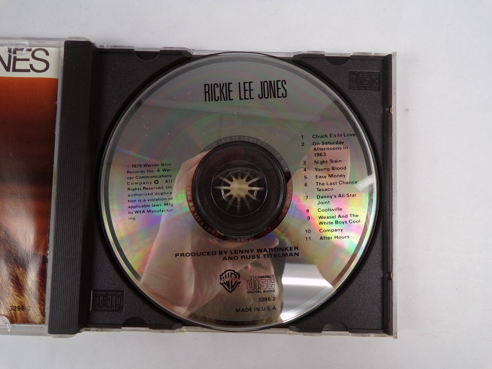 Rickie Lee Jones Warner Bros CD #12