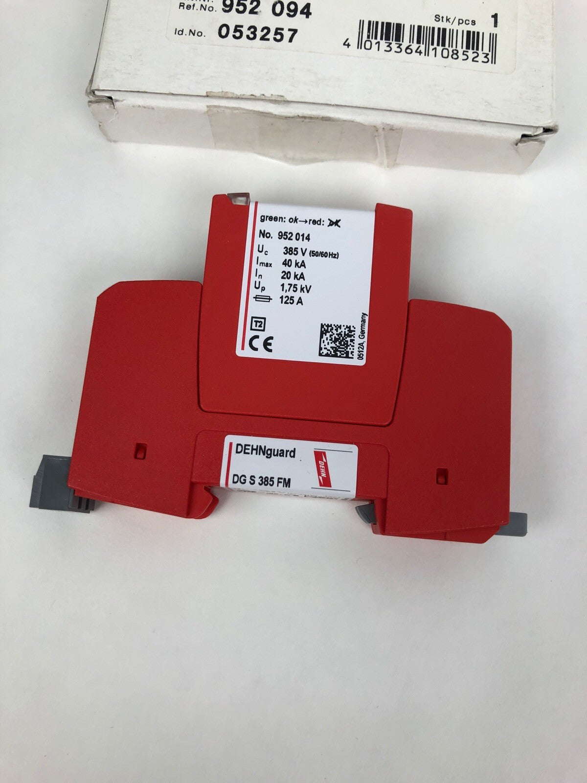 DEHN DG S 385 FM 952 094 surge arrester 385v 125 A 40 kA 20 kA 1,75 kV 1 pc NIB