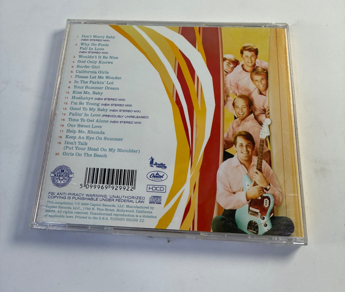 Summer Love Songs The Beach Boys Capitol Records CD 2009