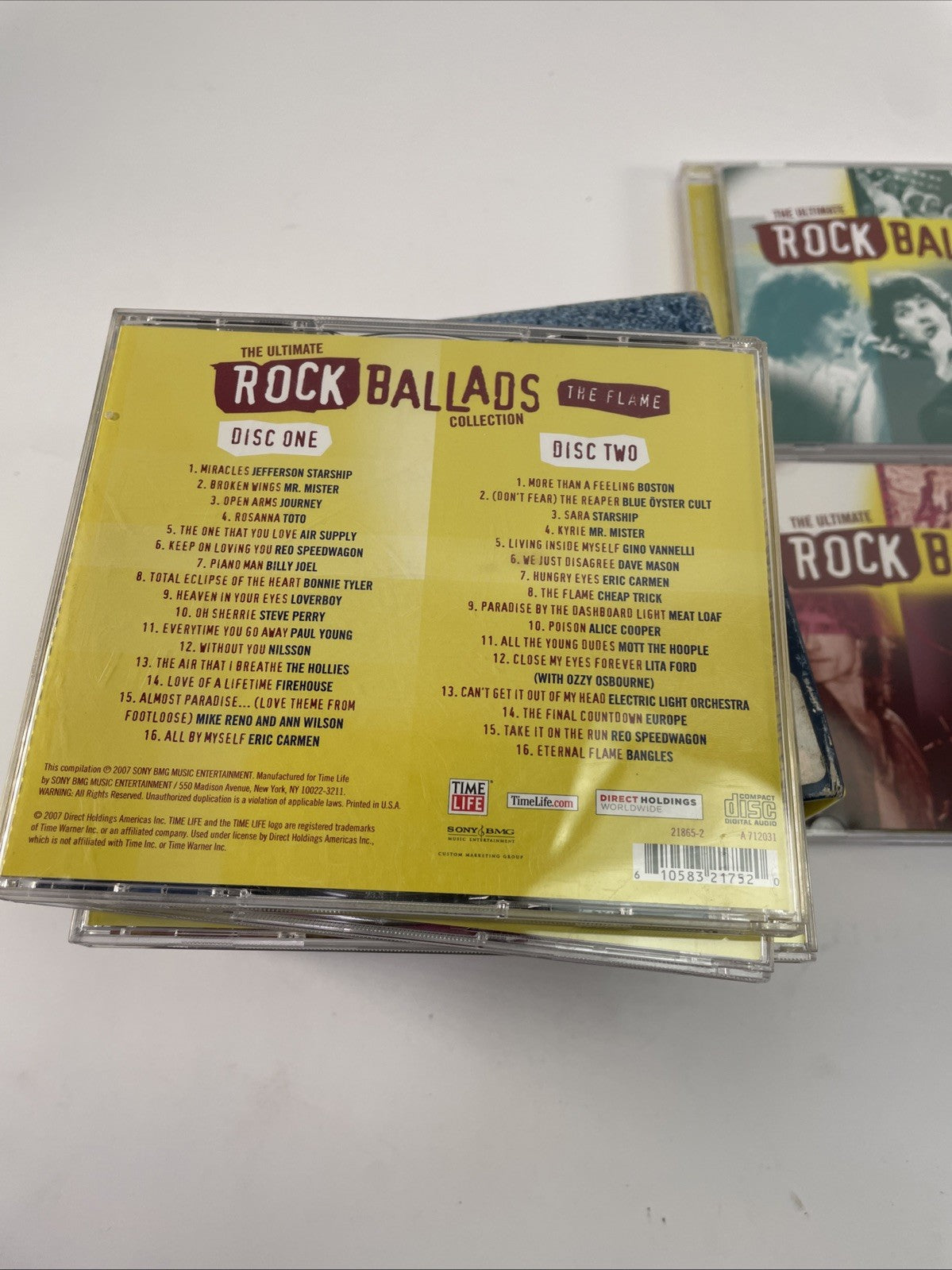The Ultimate Rock Ballads Collection 8 Disc + Bonus Disc Box CD Set by Time Life