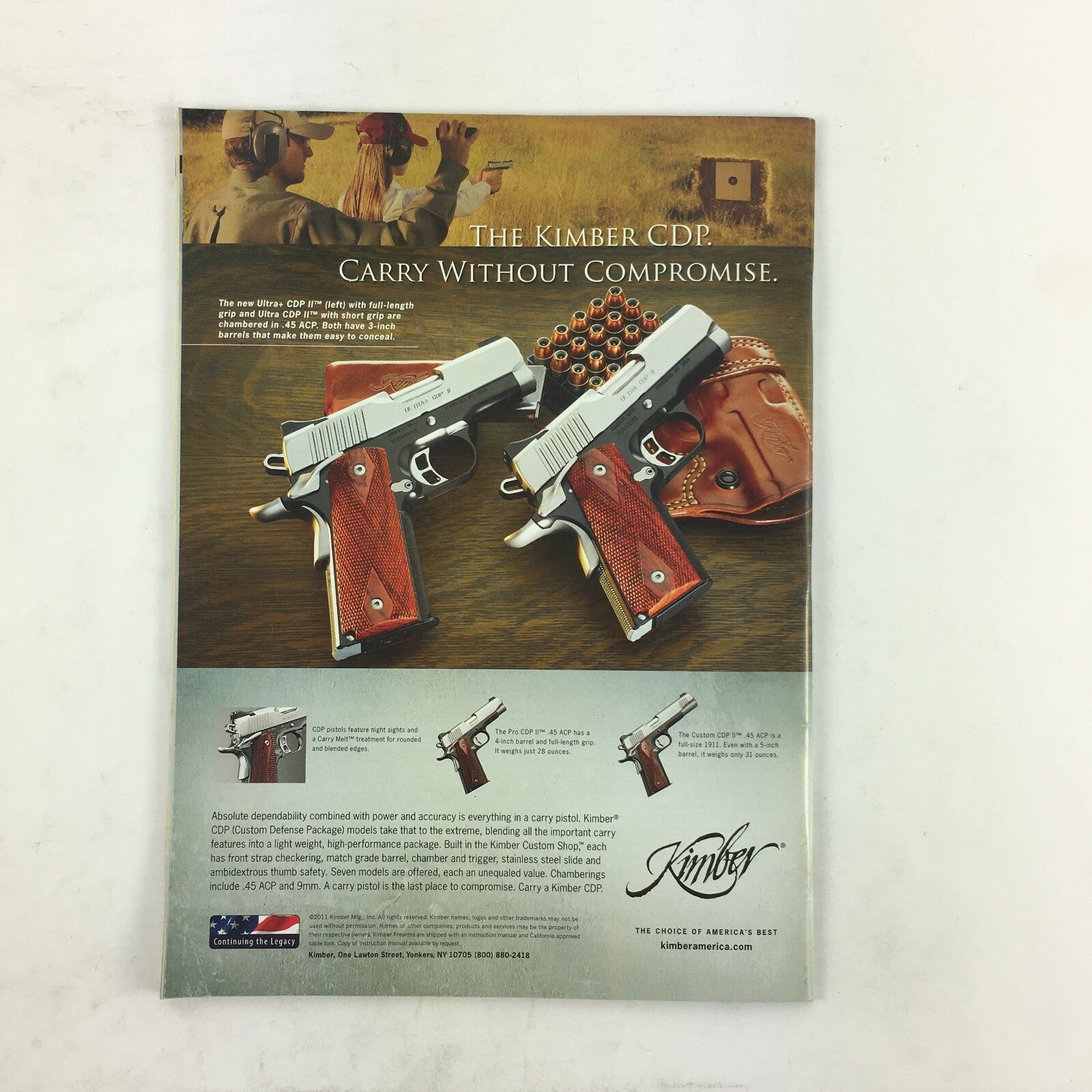 November 2011 American Rifleman Magazine Taurus 990 Savage's Lightweight Hunter