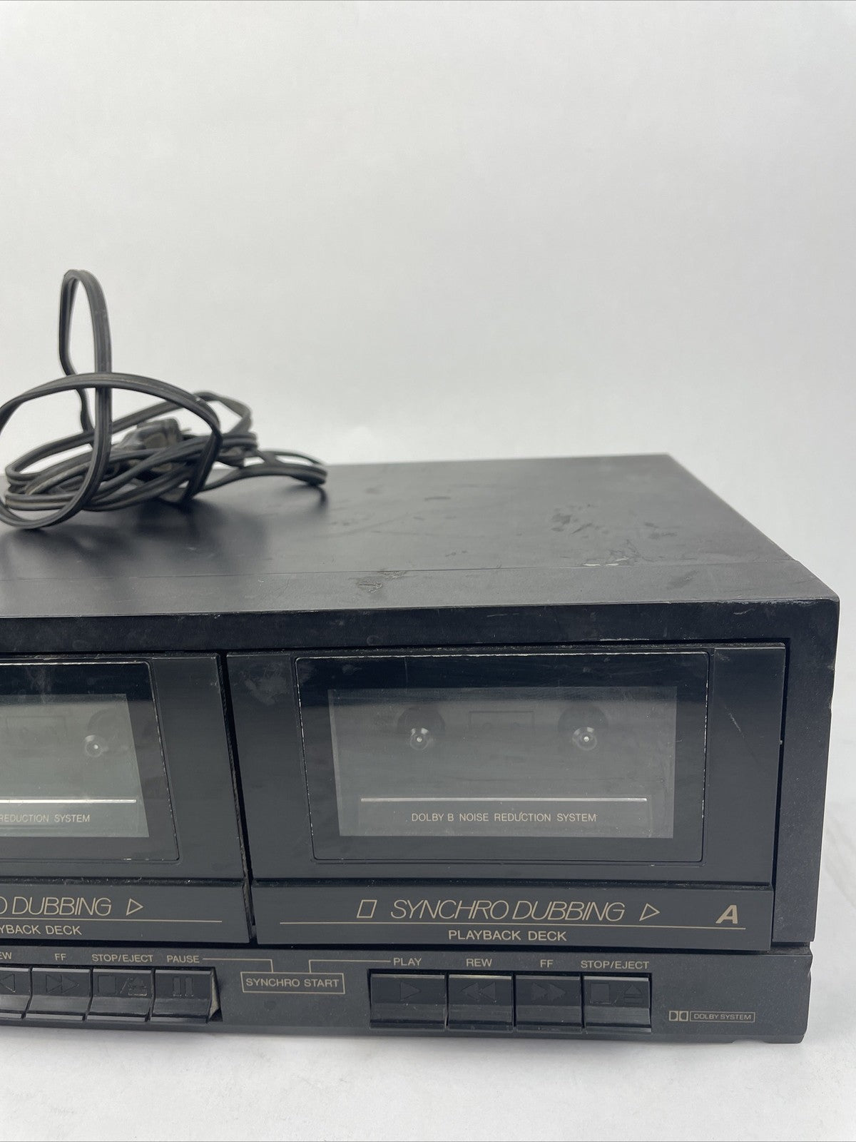 Vintage JVC TD-W103 Stereo Double Cassette Tape Deck for Parts or repair
