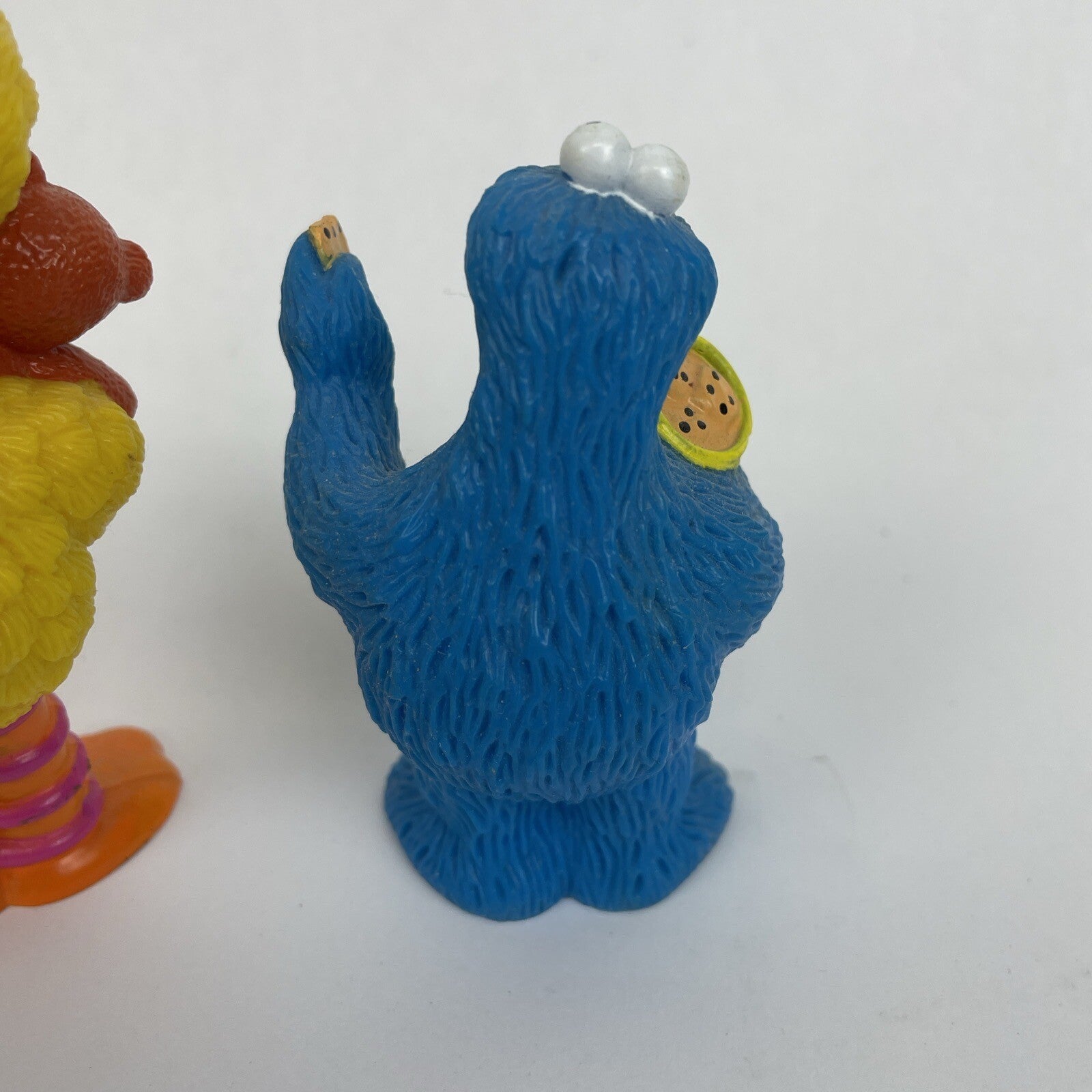 3 x Sesame Street 3” Figures Figurines Cake Topper Elmo Big Bird Cookie Monster