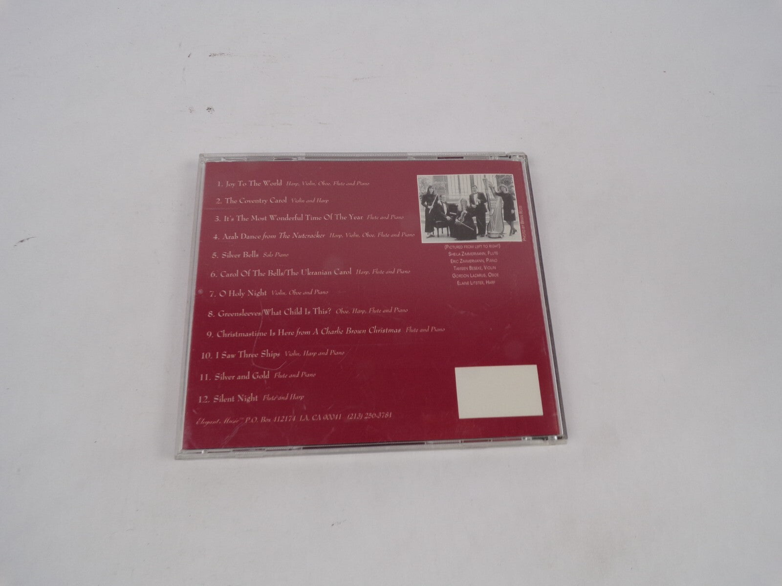 Elegant Chamber Music For Christmas Joy To The World The Conventry Carol CD#67