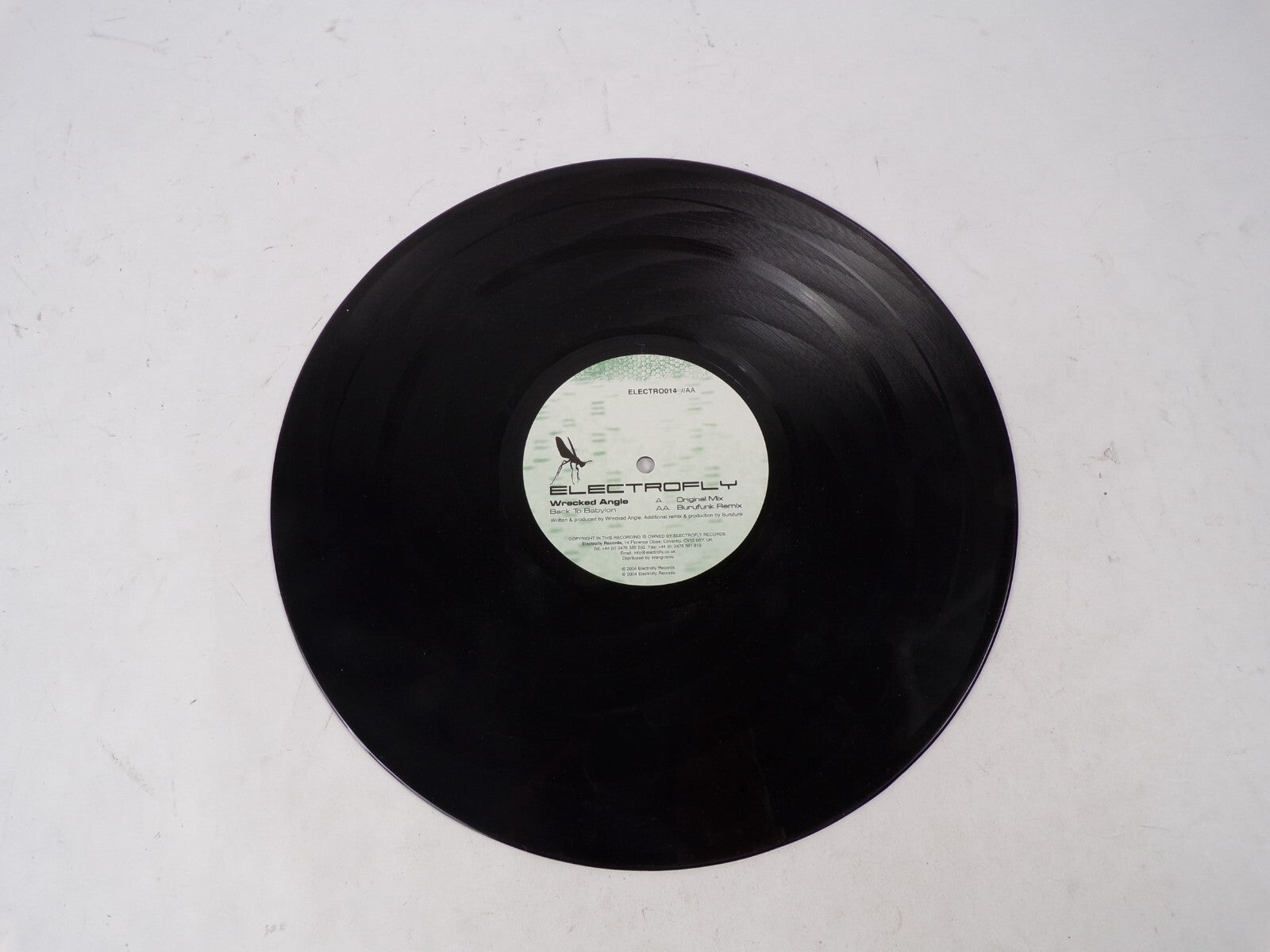 Wrecked Angle Back To Babylon Original Mix Burufunk Remix Vinyl Record